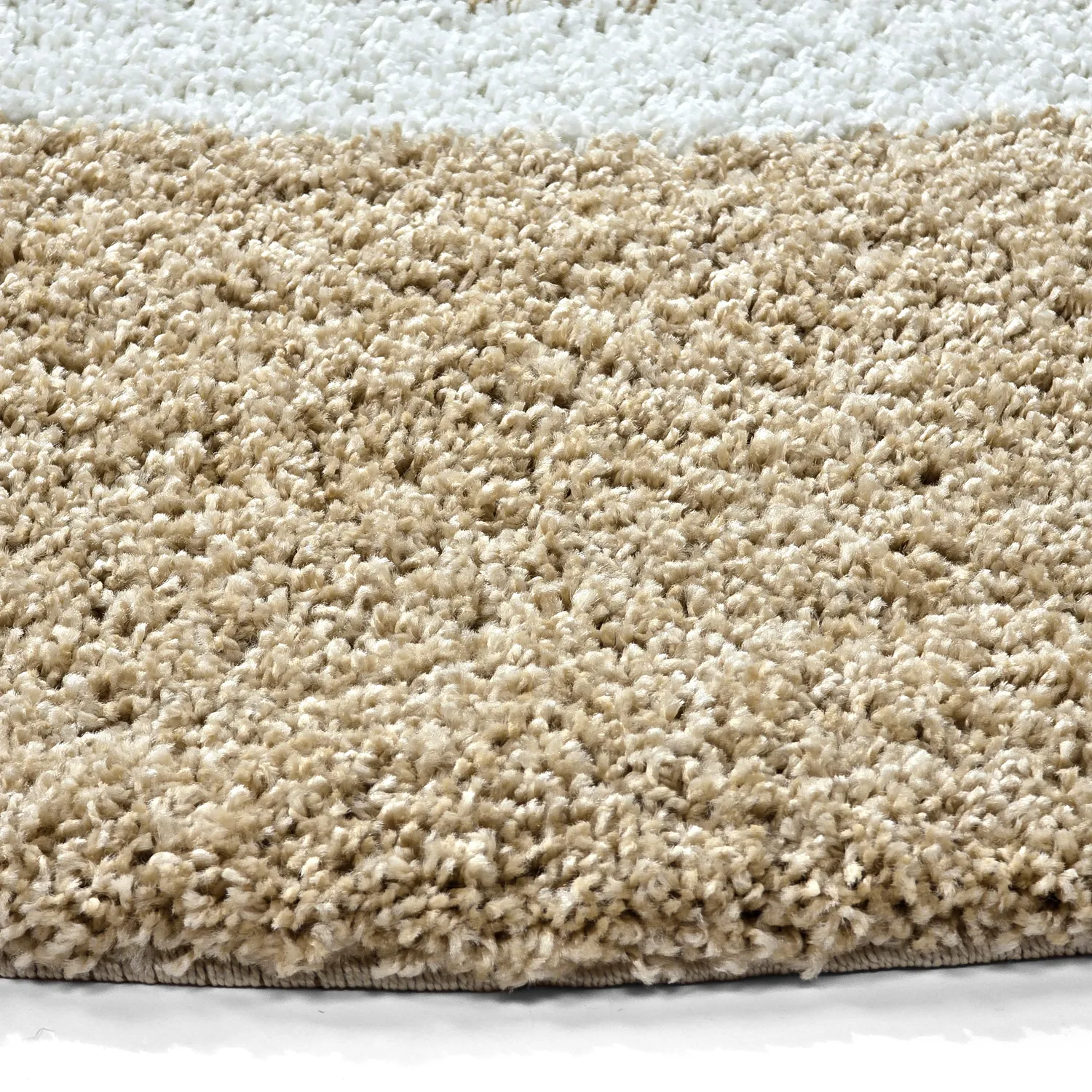 Runda mattor - Alsace (beige/vit/brun)