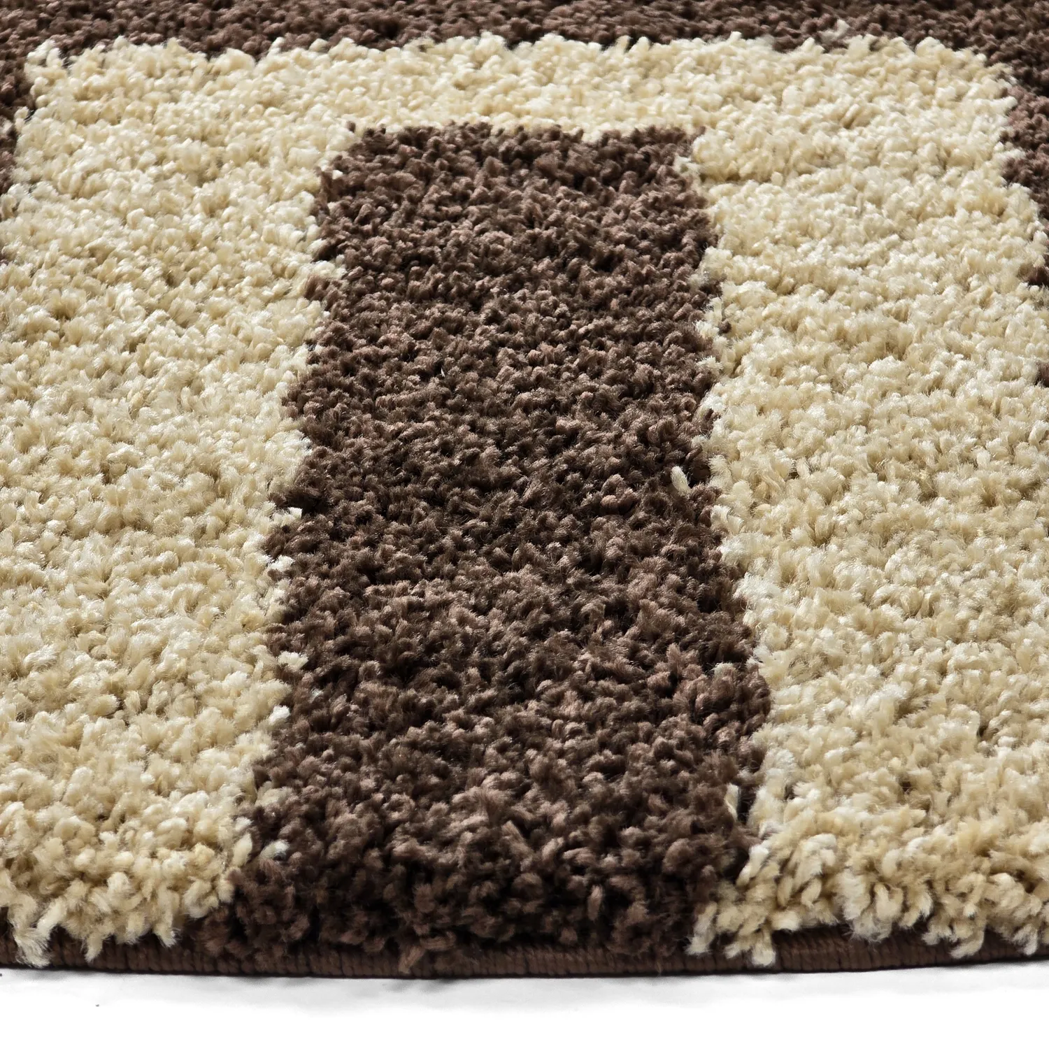 Runda mattor - Imilchil (beige/brun)