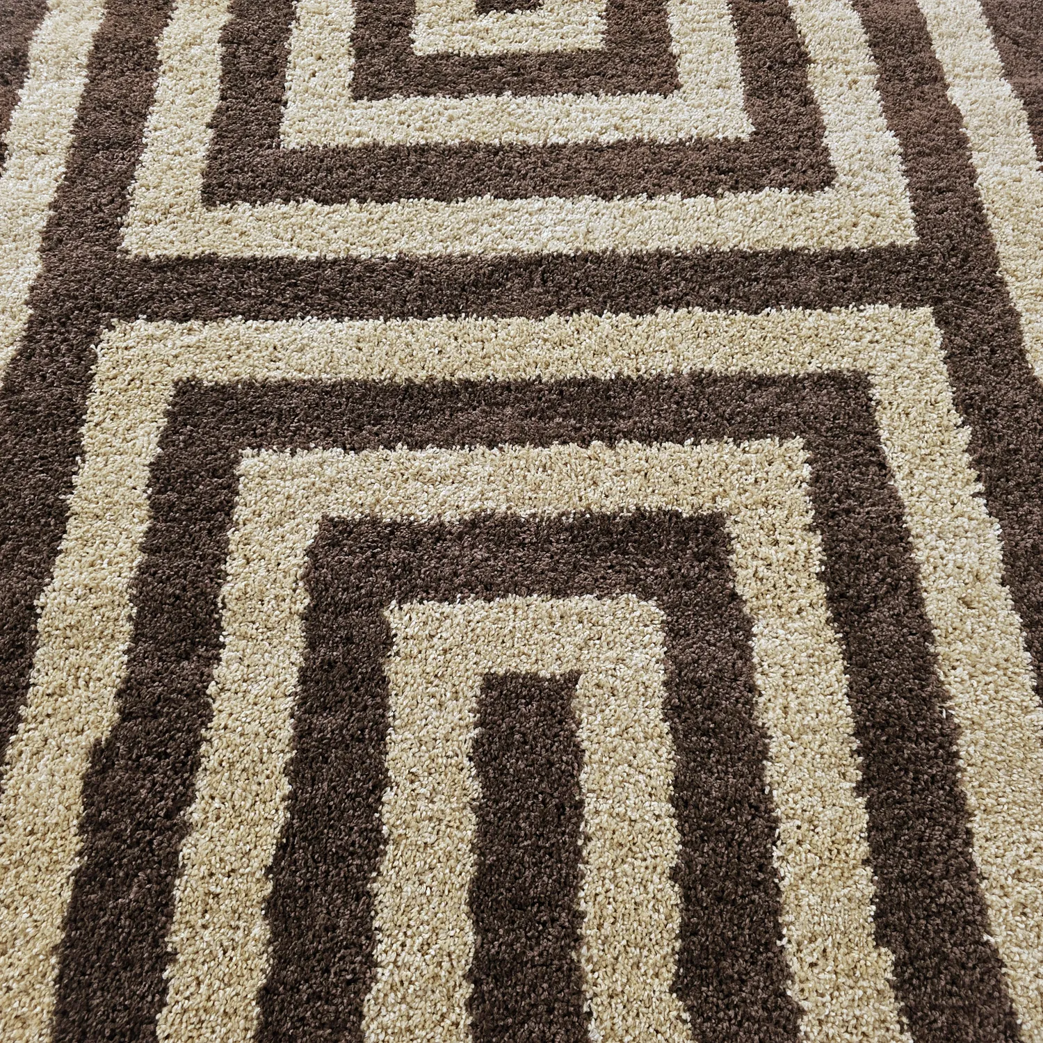 Runda mattor - Imilchil (beige/brun)