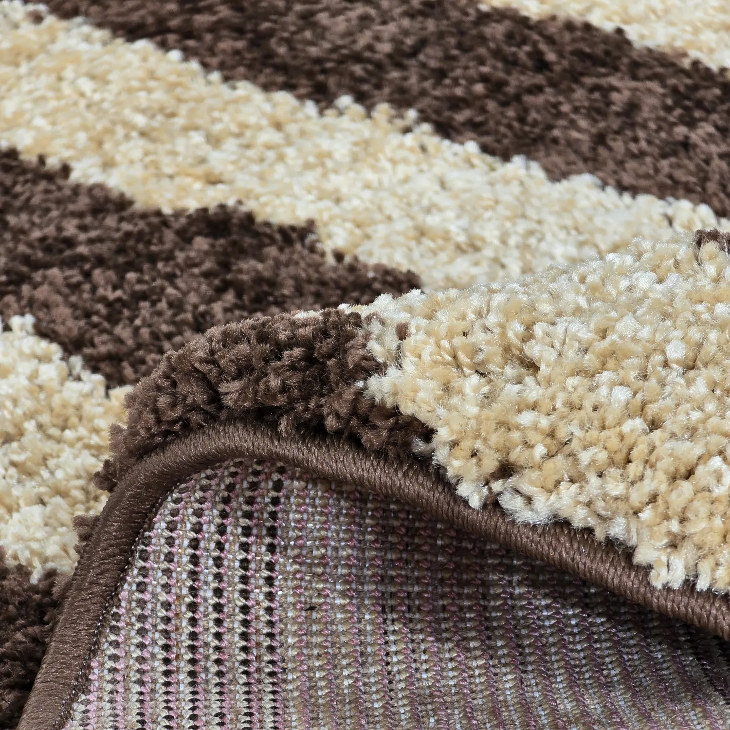 Runda mattor - Imilchil (beige/brun)