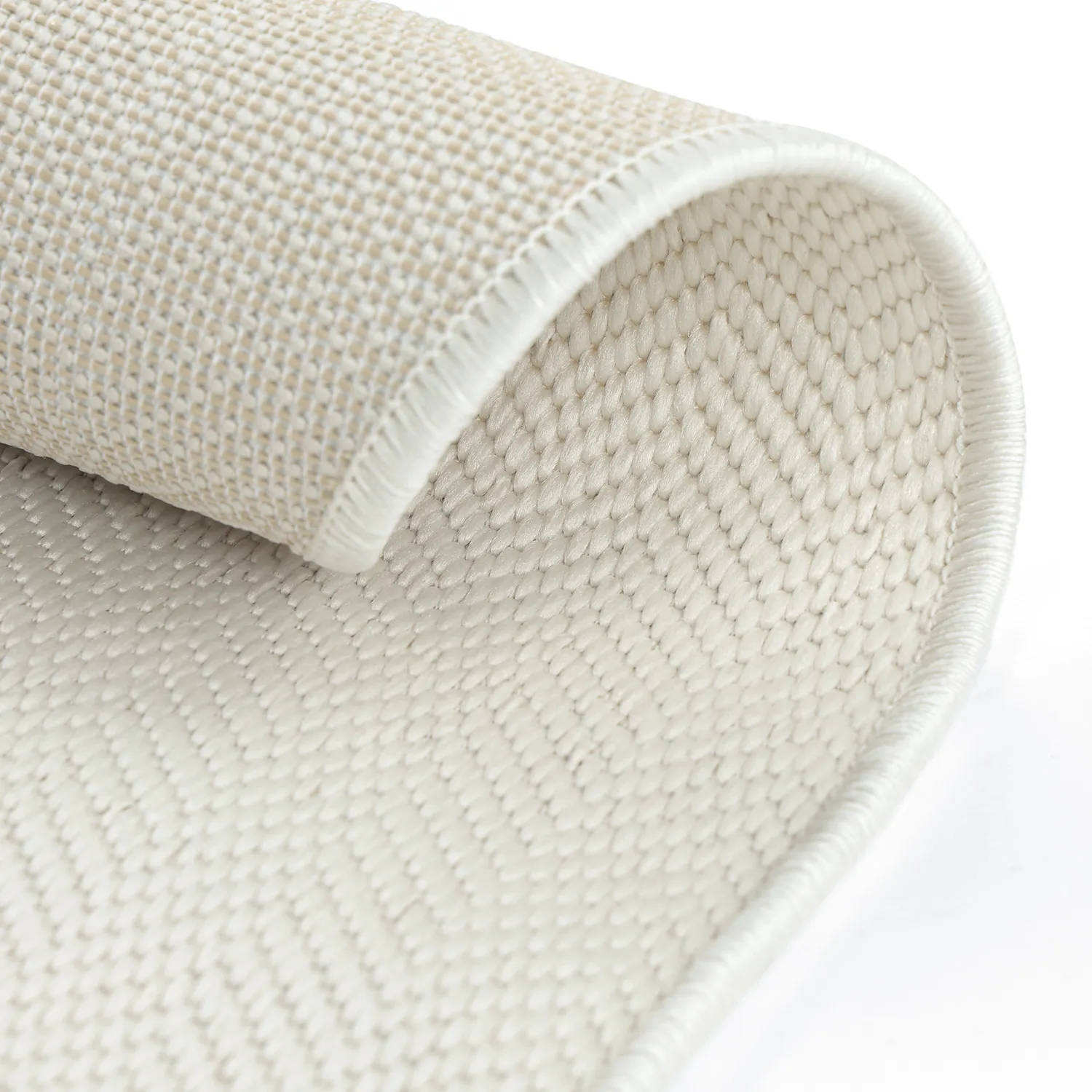 Rund Barnmatta - Kind Bear (creme)