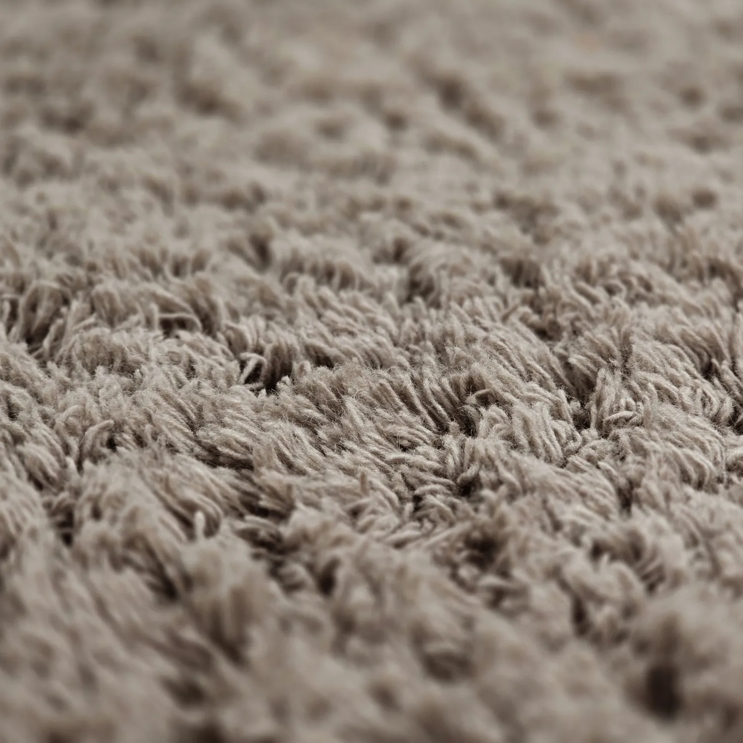 Rund matta - Aliste Wool Shaggy (brun)