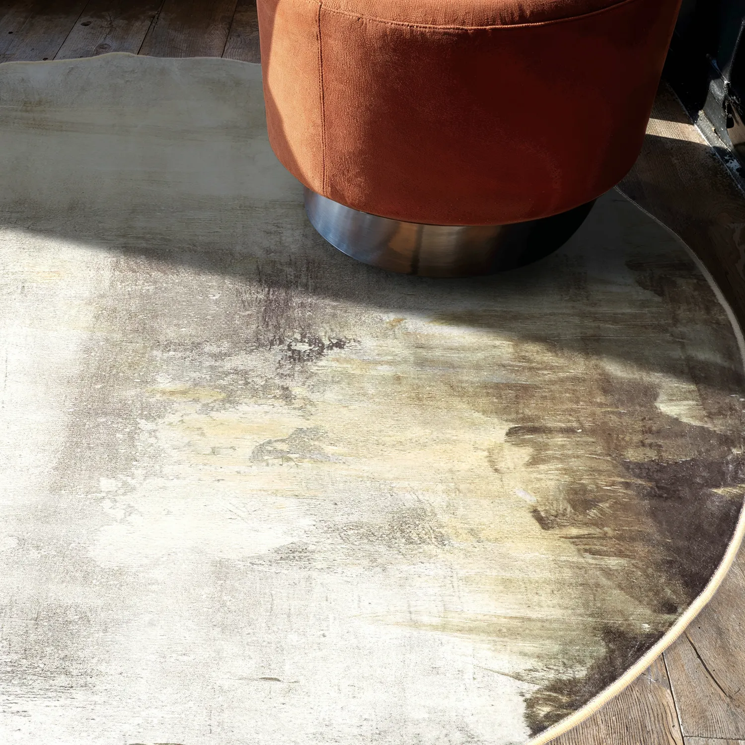 Rund matta - Cadiz (beige)