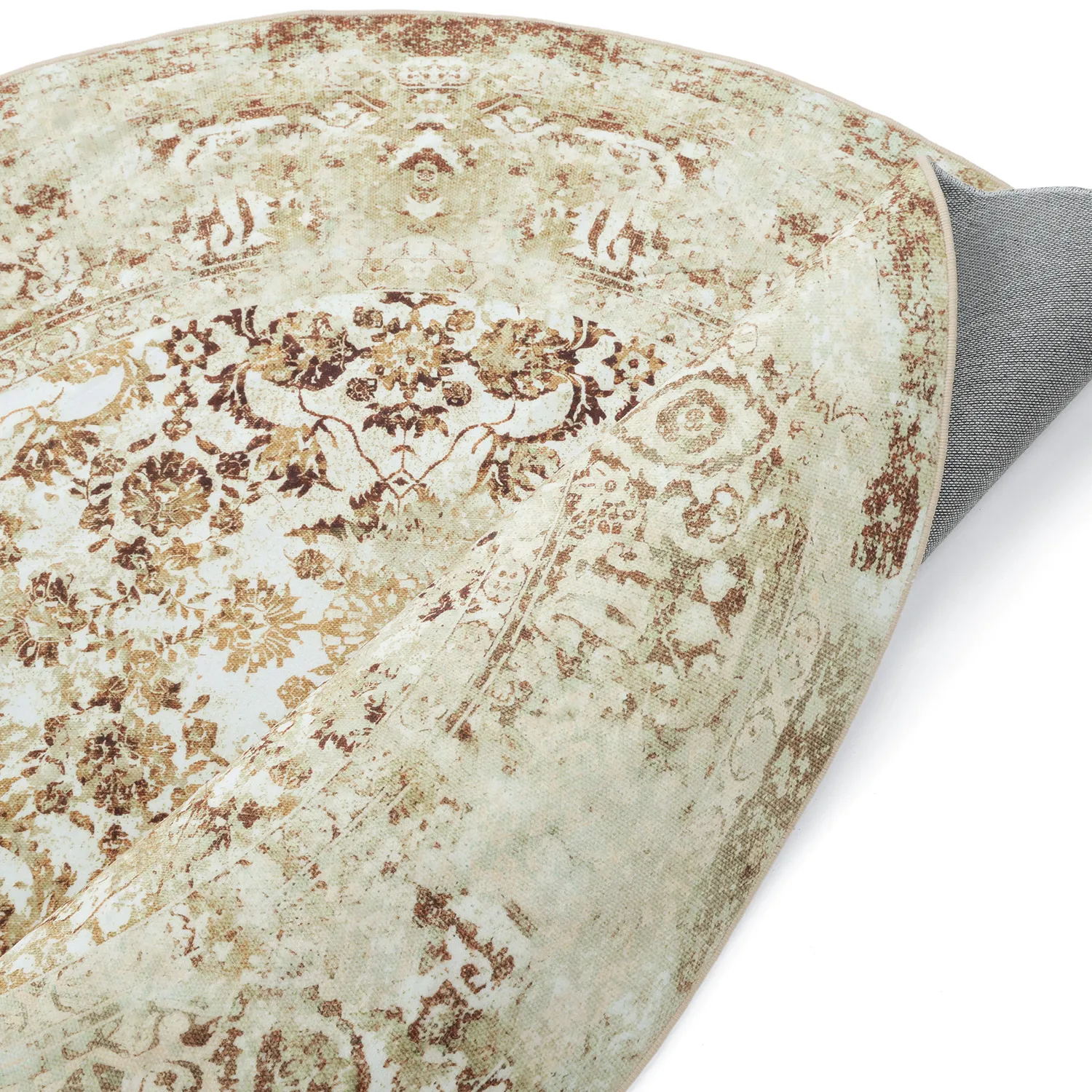 Rund matta - Denizli (beige)