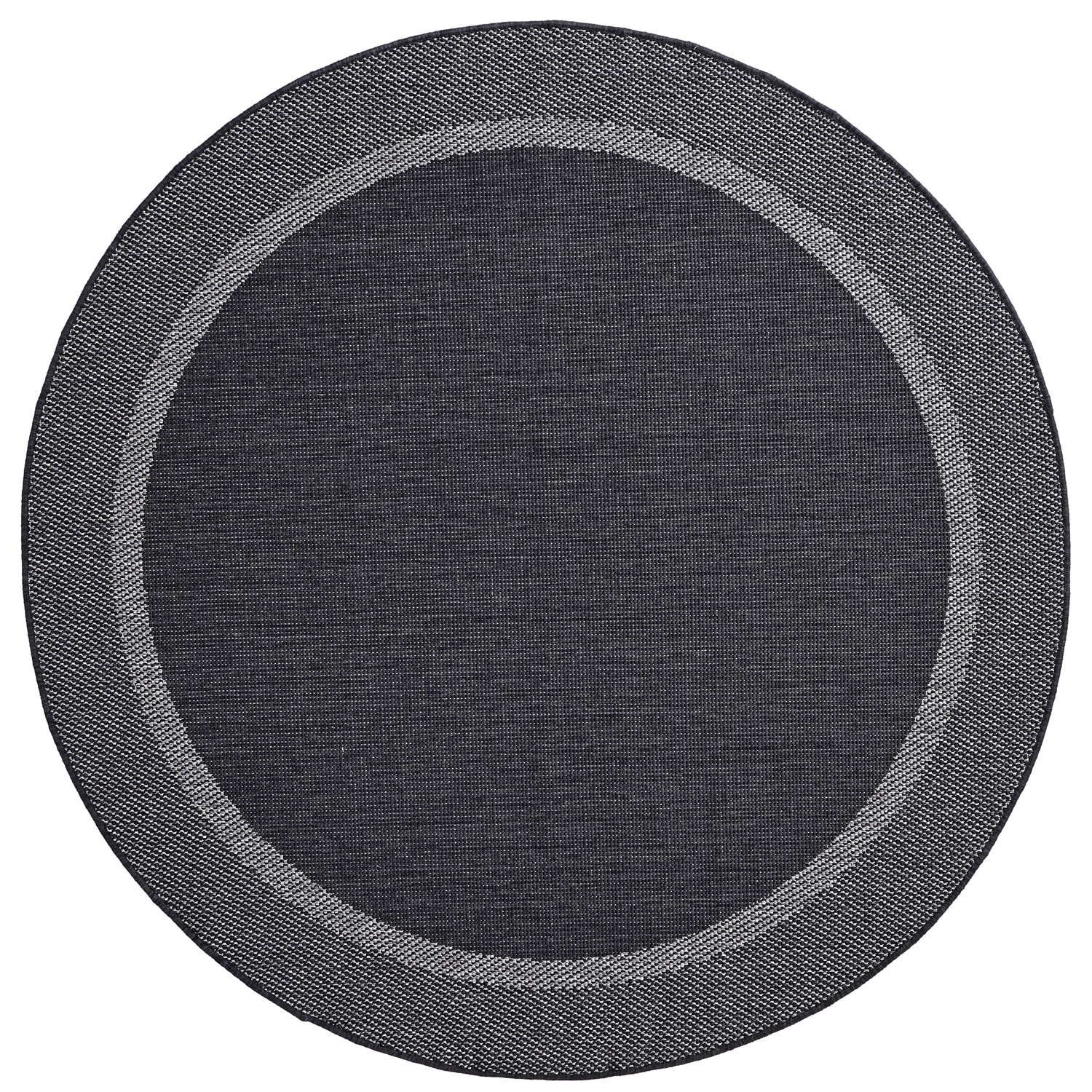 Rund matta - Indoor/Outdoor Alta (antracit) (Storlek: Ø 200 cm)