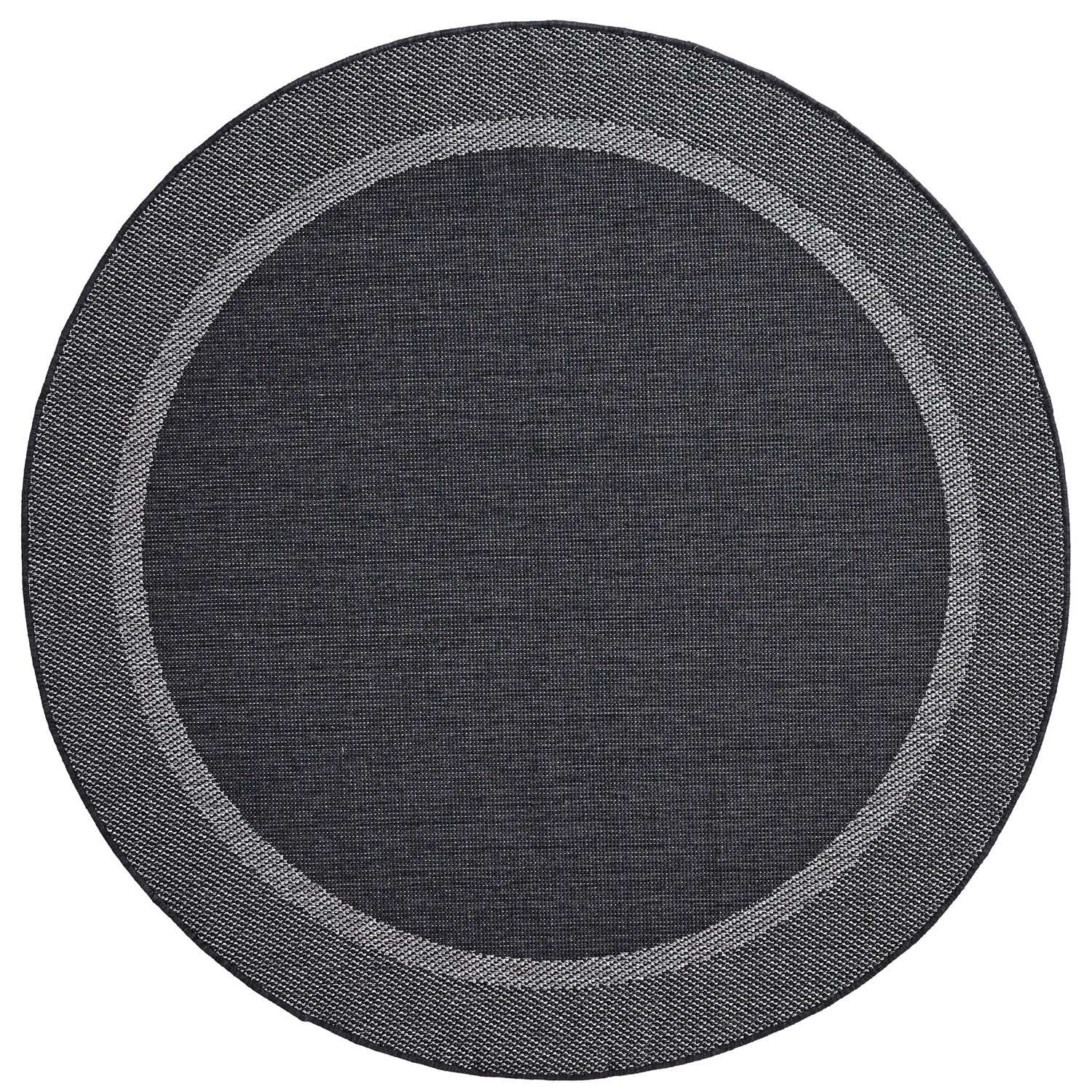 Rund matta - Indoor/Outdoor Alta (antracit)