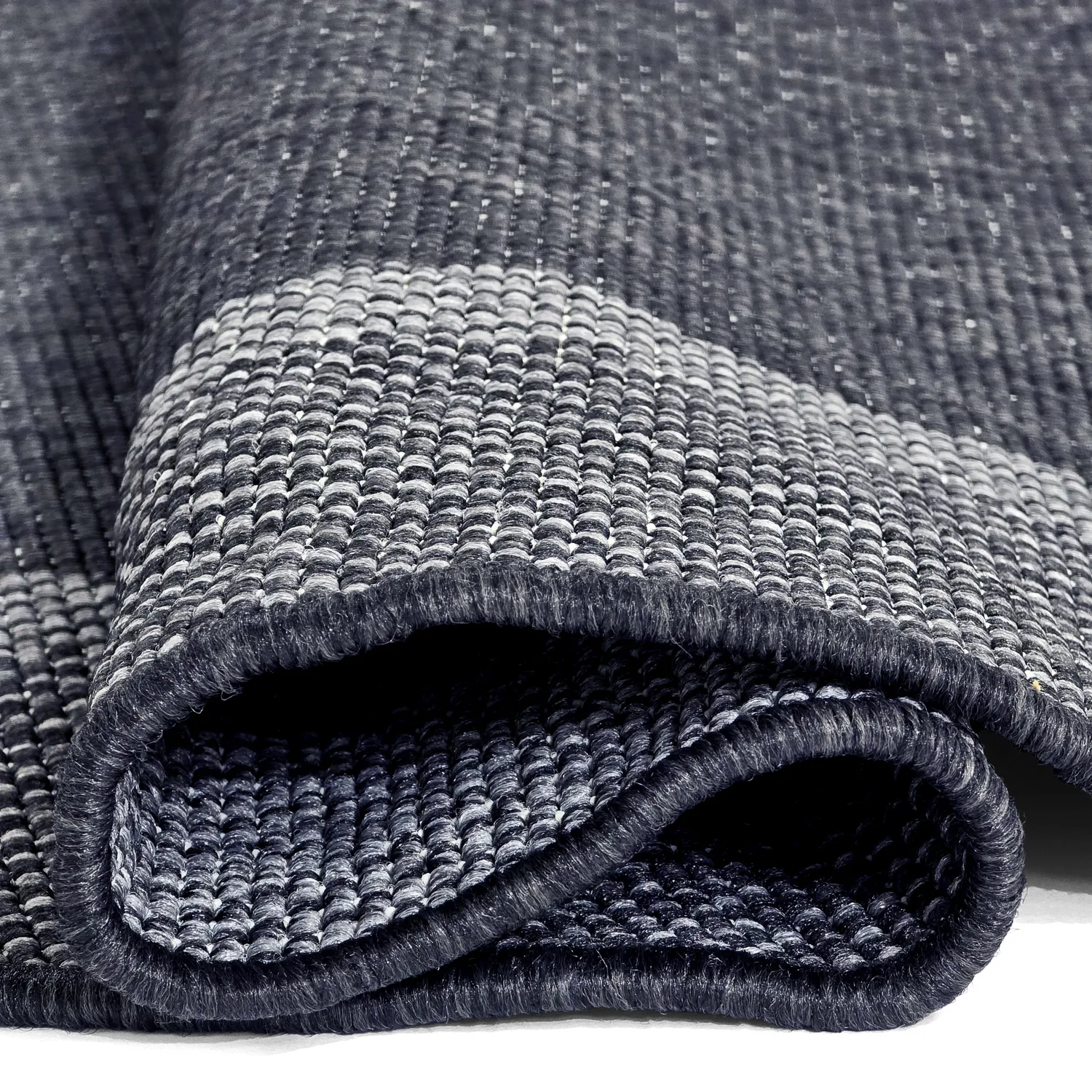 Rund matta - Indoor/Outdoor Alta (antracit)