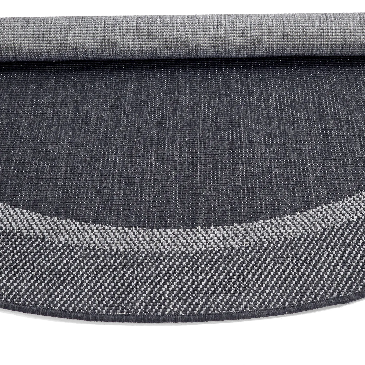 Rund matta - Indoor/Outdoor Alta (antracit)