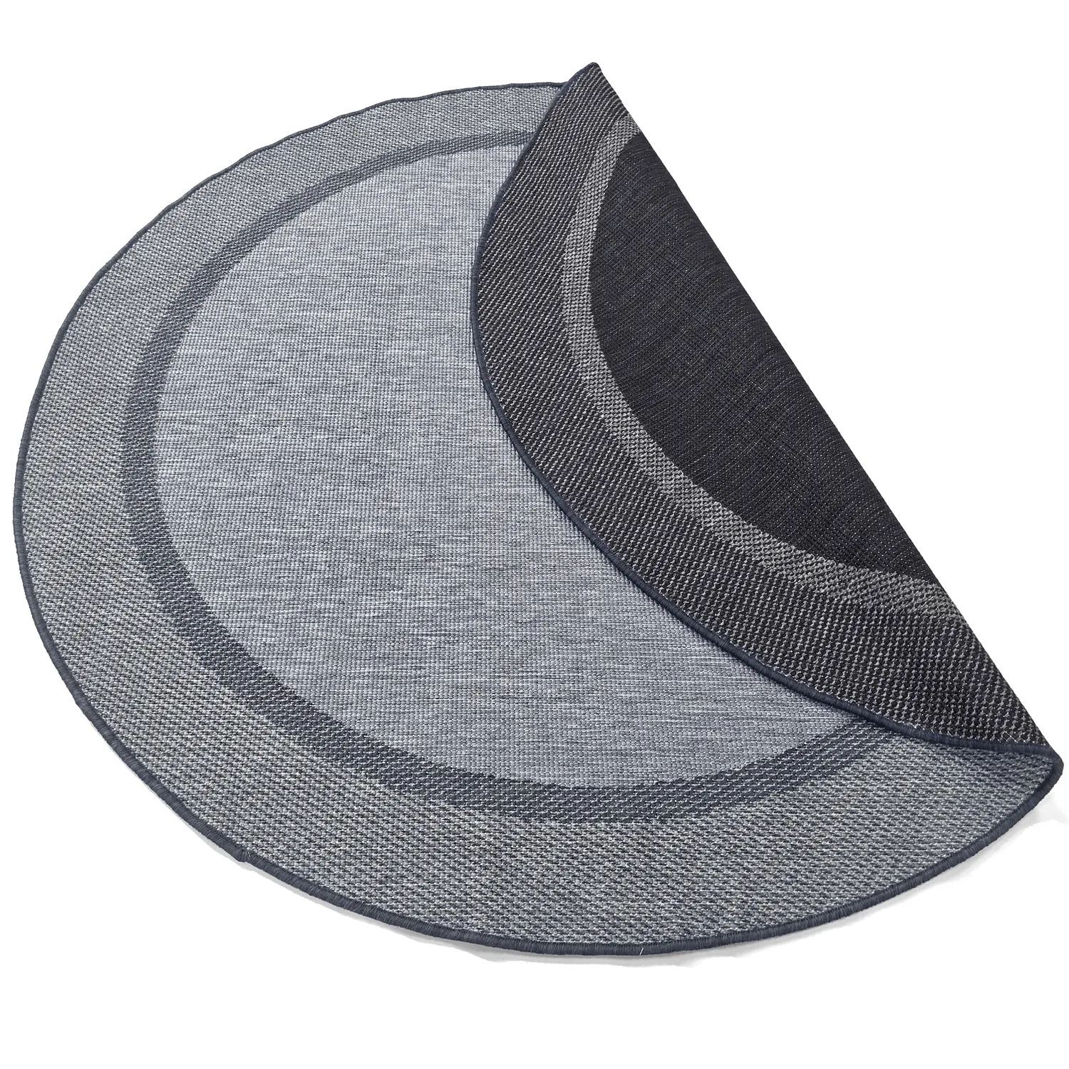 Rund matta - Indoor/Outdoor Alta (antracit)