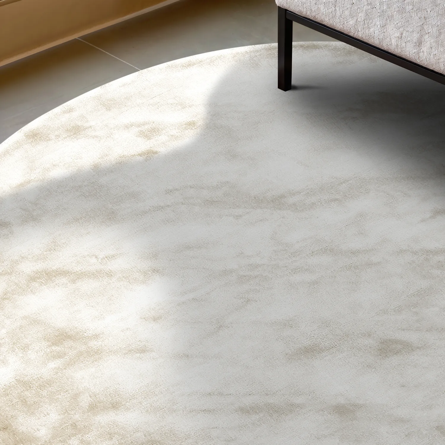 Rund matta - Jodhpur Special Luxury Edition (offwhite)