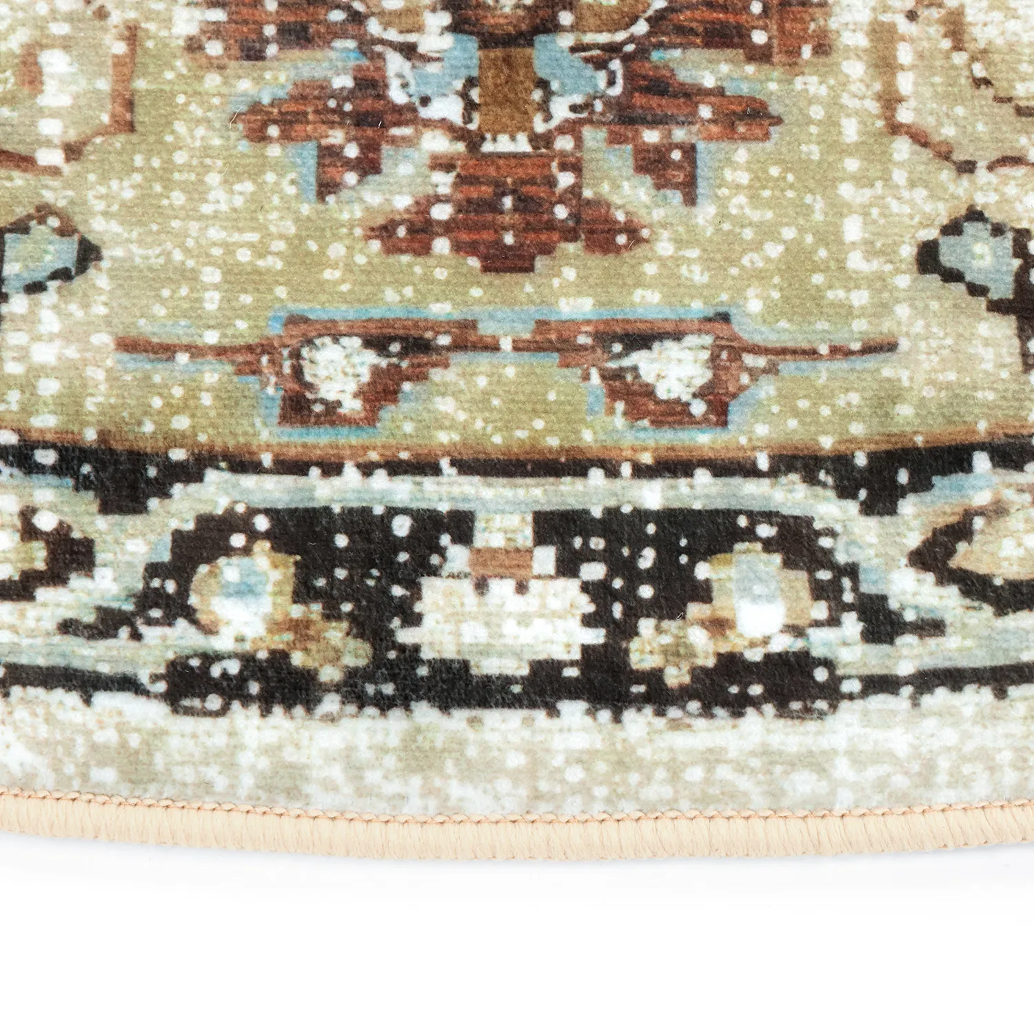 Rund matta - Siliana (beige)