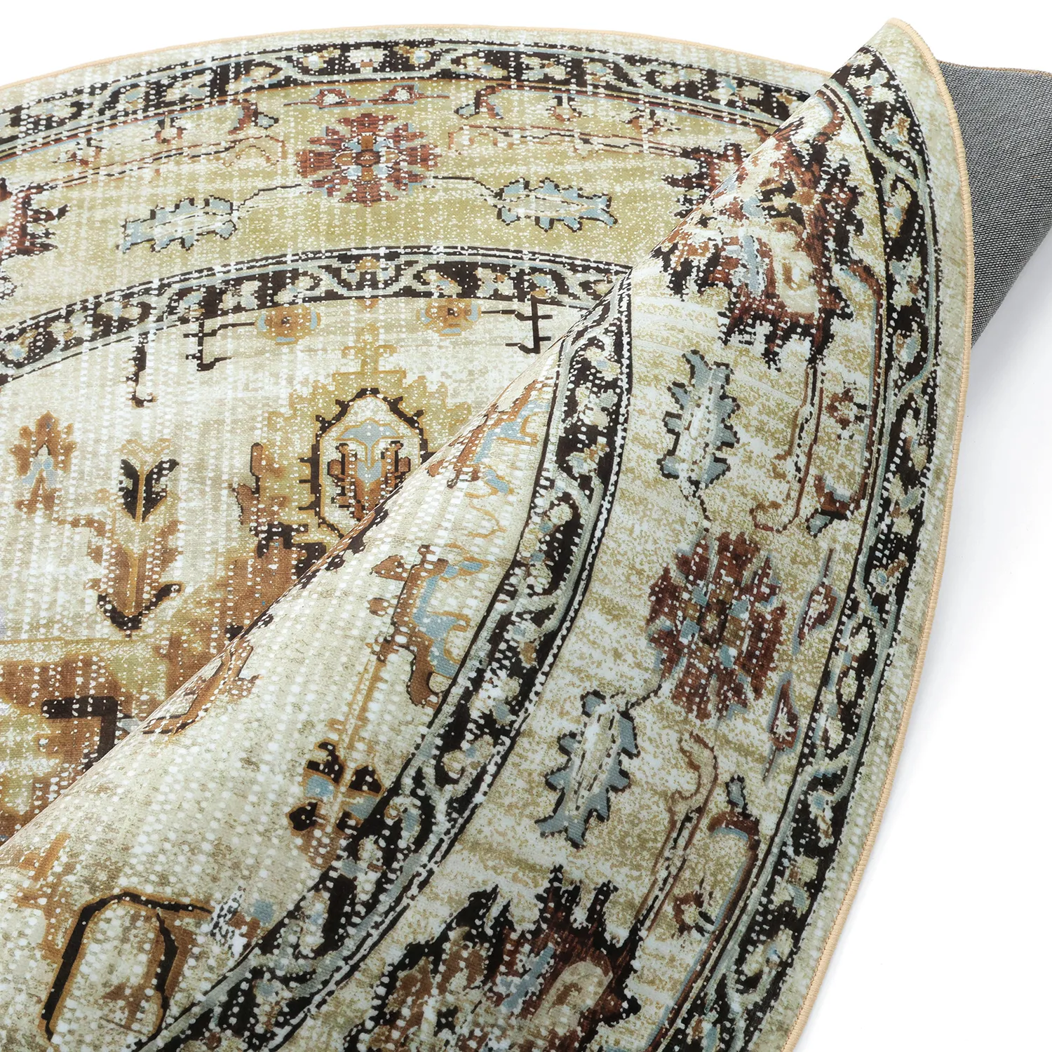 Rund matta - Siliana (beige)