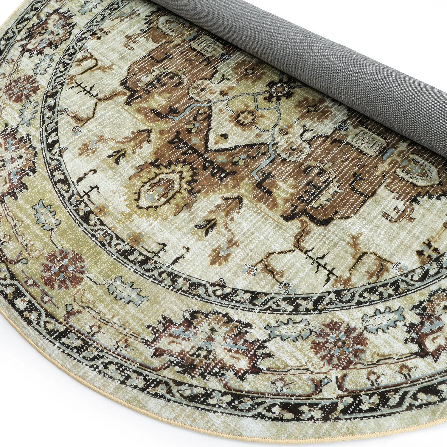 Rund matta - Siliana (beige)