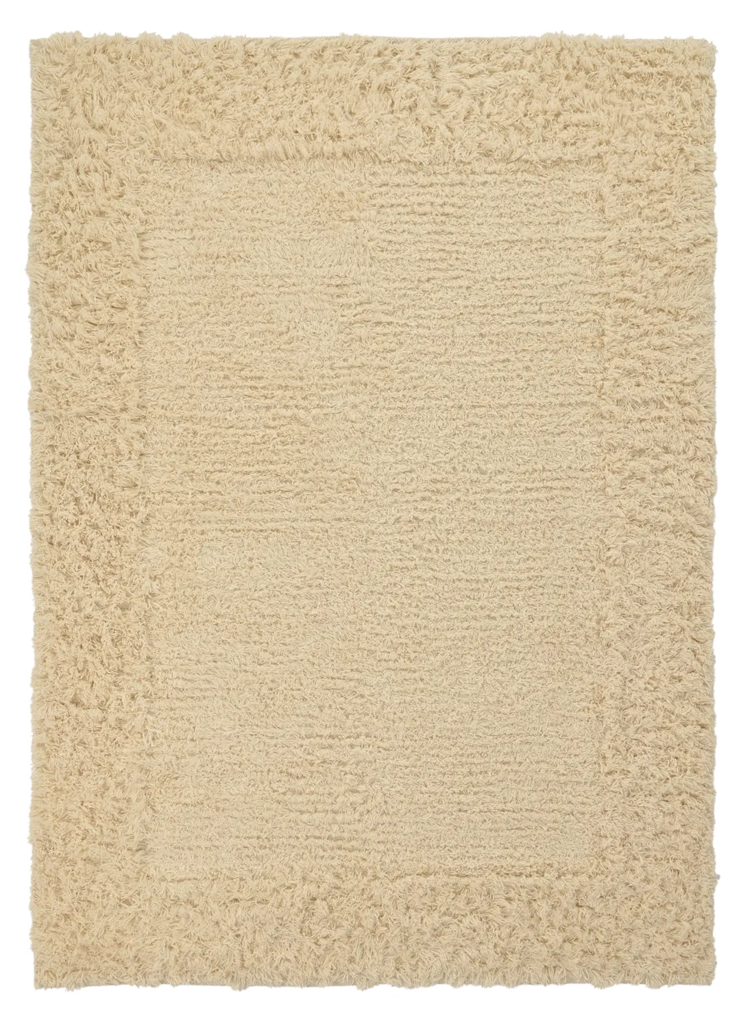 Ryamatta - Melilla Hand Woven Wool Shaggy (natur)