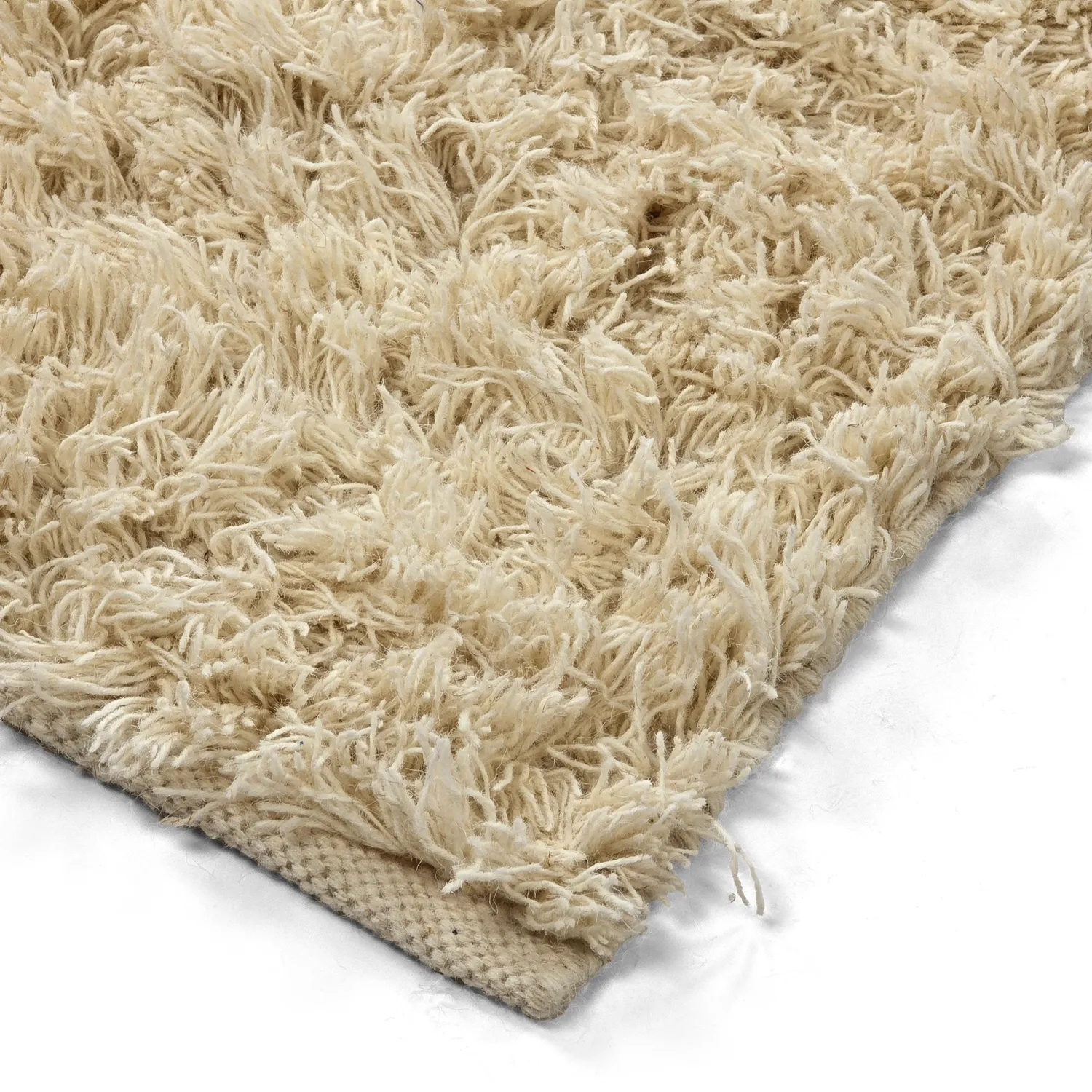 Ryamatta - Melilla Hand Woven Wool Shaggy (natur)