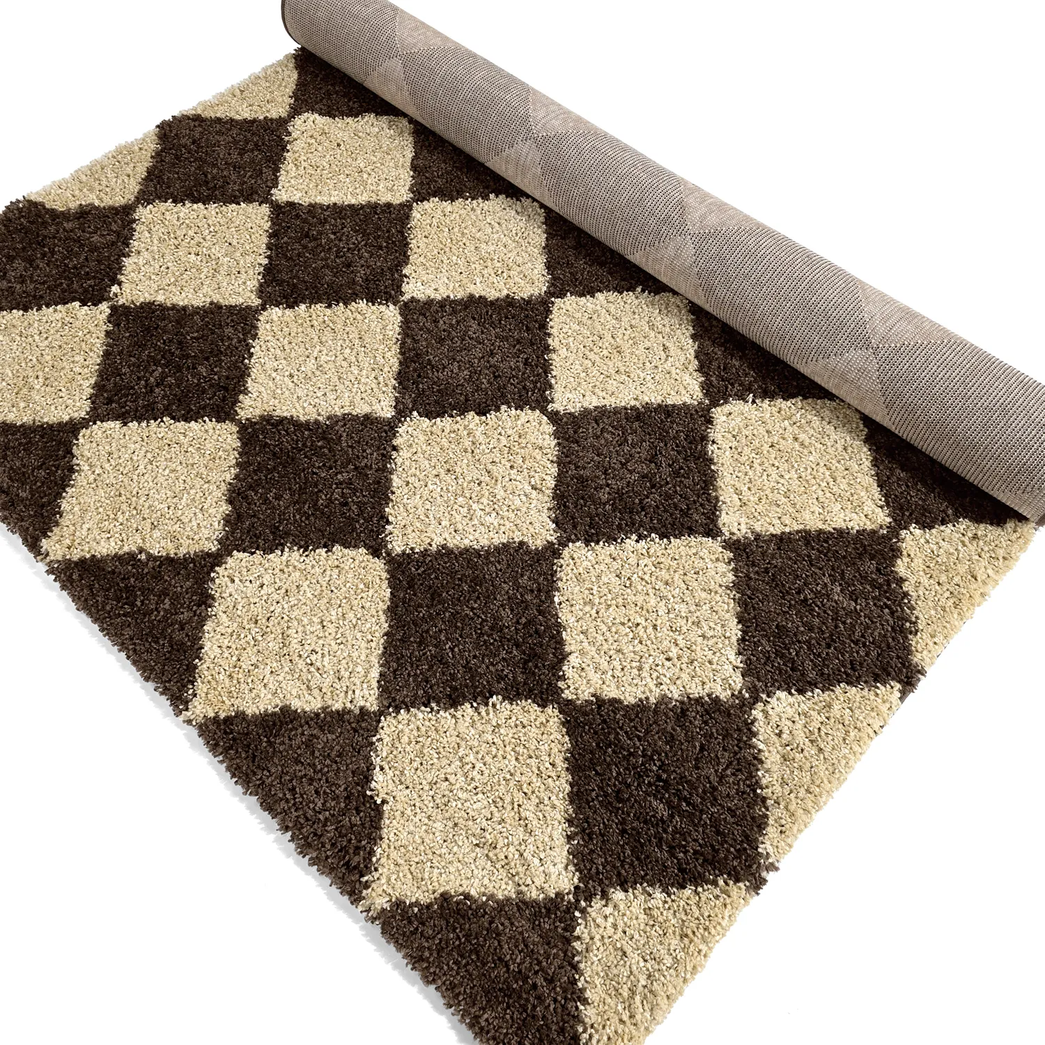 Ryamattor - Albi (brun/beige)
