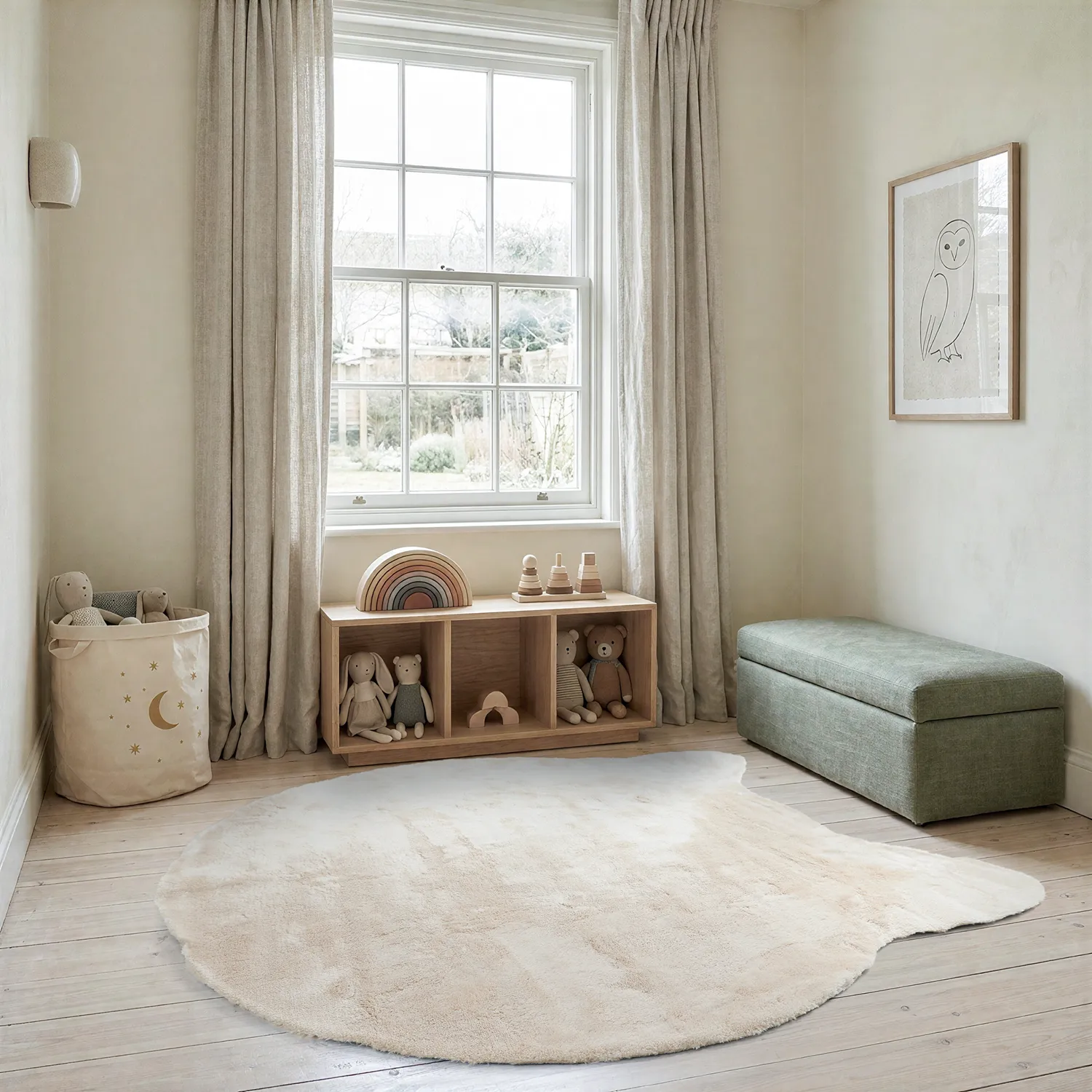 Barnmatta - Aranga Super Soft Cat (beige)