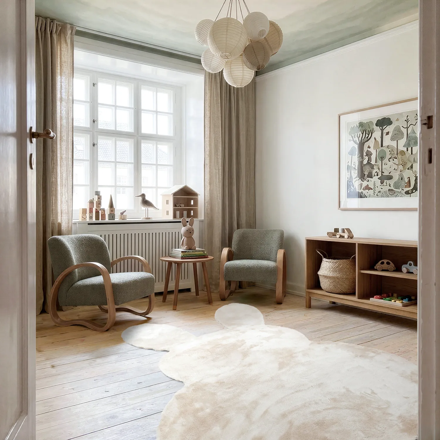 Barnmatta - Aranga Super Soft Bunny (beige)