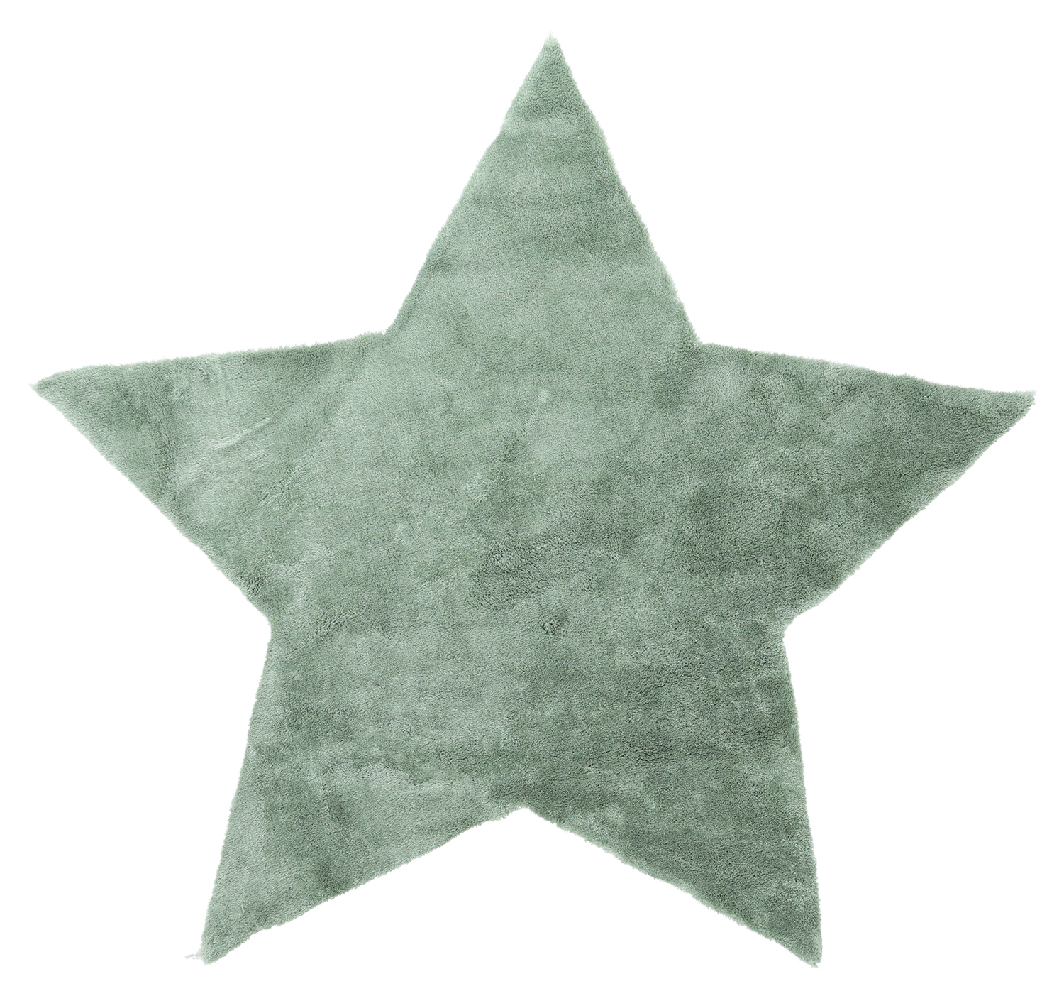 Barnmatta - Aranga Super Soft Star (gr&ouml;n) (Storlek: &Oslash; 80 cm)