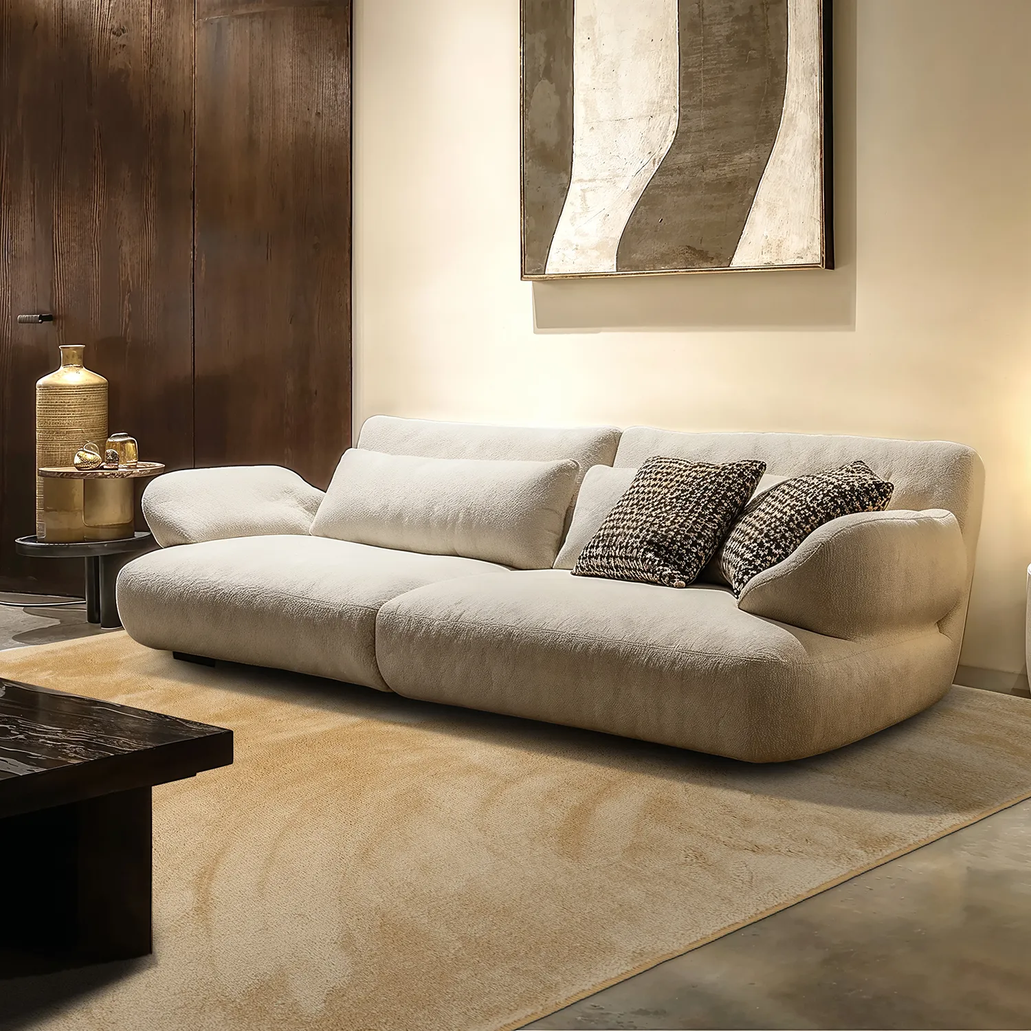 Ryamattor - Aranga Super Soft Fur (mörk beige)