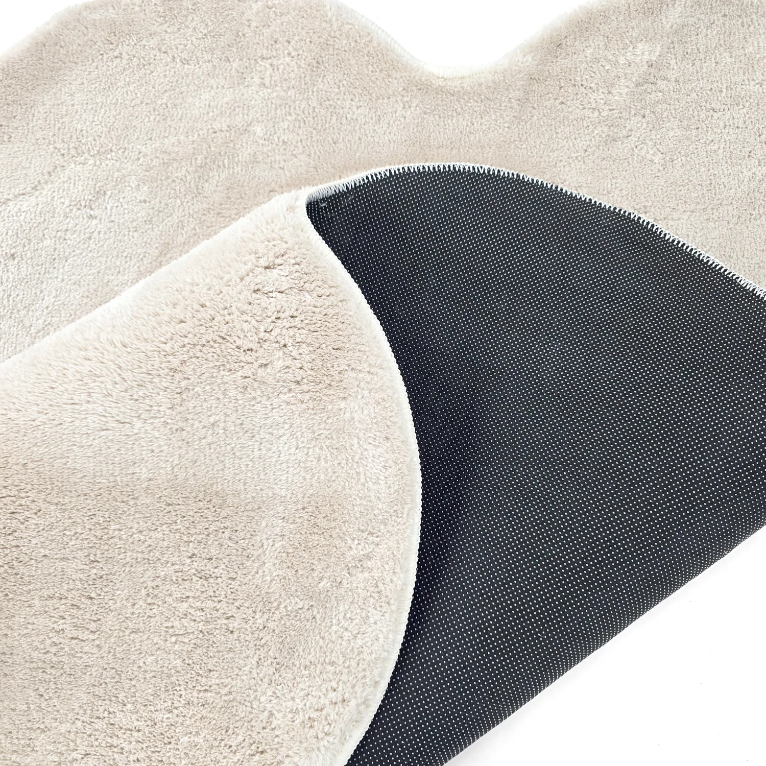 Vågig Ryamatta - Aranga Super Soft Fur (beige)