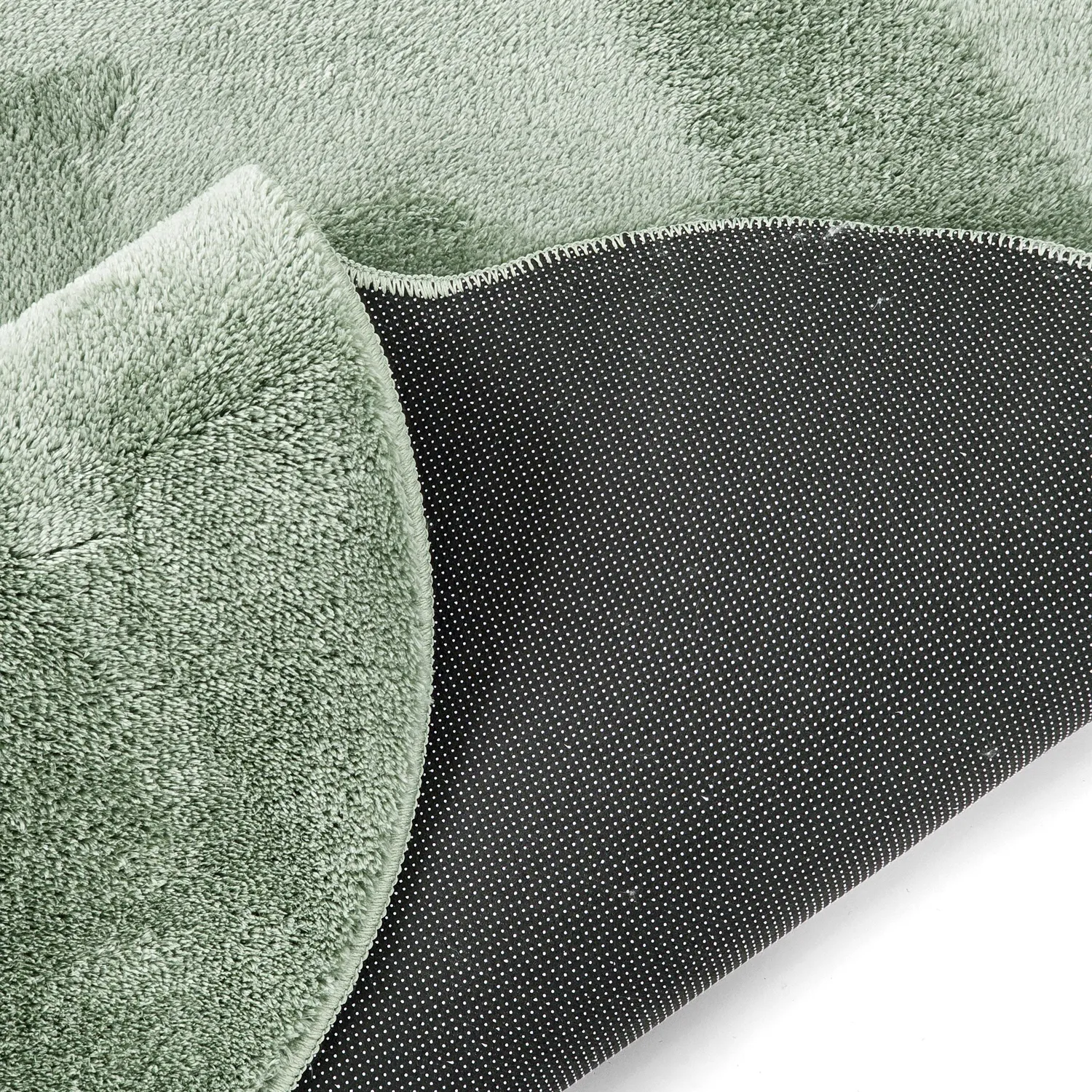 Vågig Ryamatta - Aranga Super Soft Fur (grön)