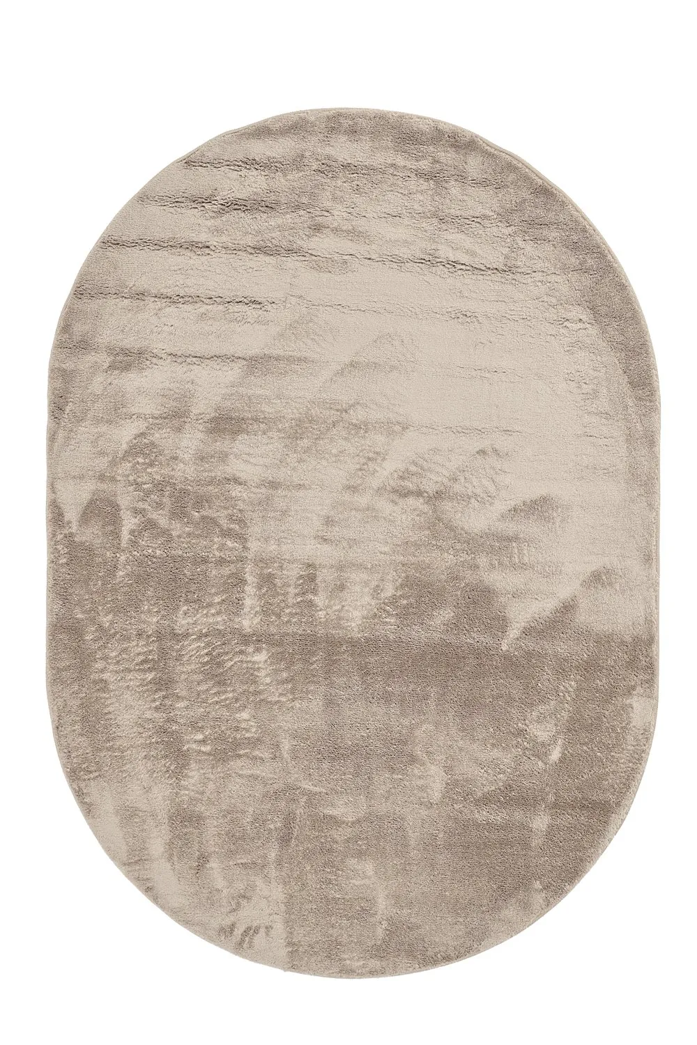 Oval Ryamatta - Aranga Super Soft Fur (brun)