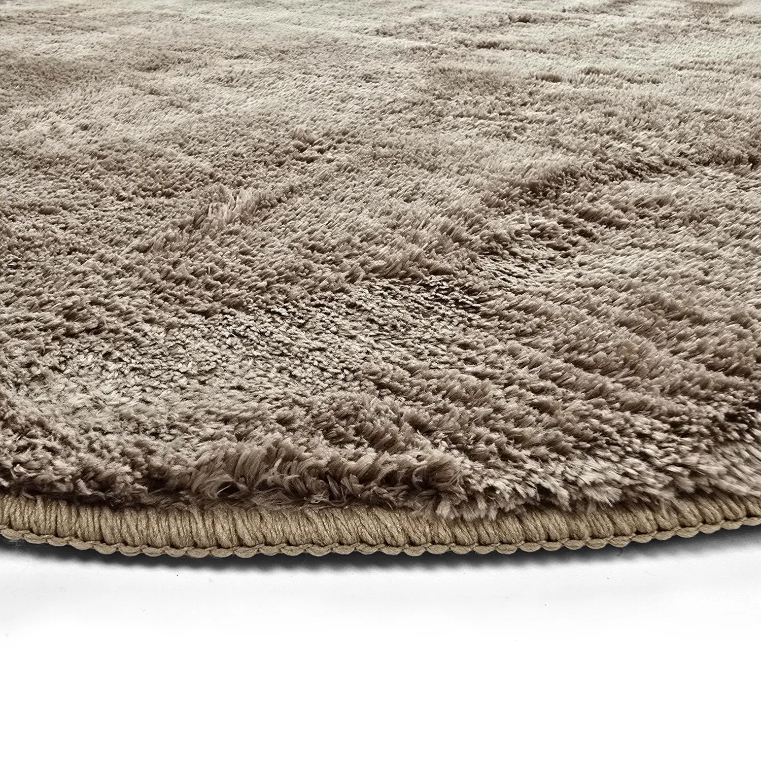 Oval Ryamatta - Aranga Super Soft Fur (brun)