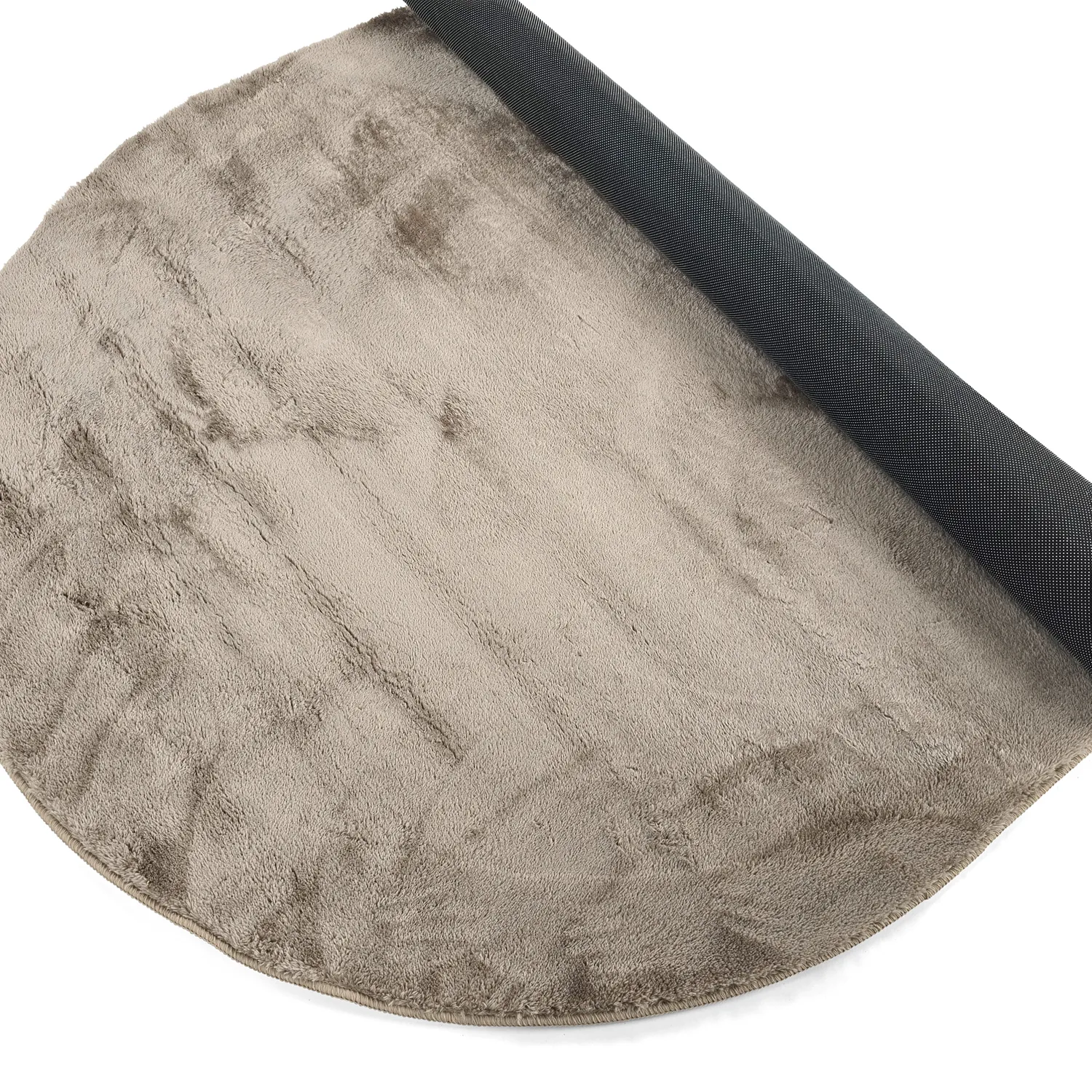 Oval Ryamatta - Aranga Super Soft Fur (brun)