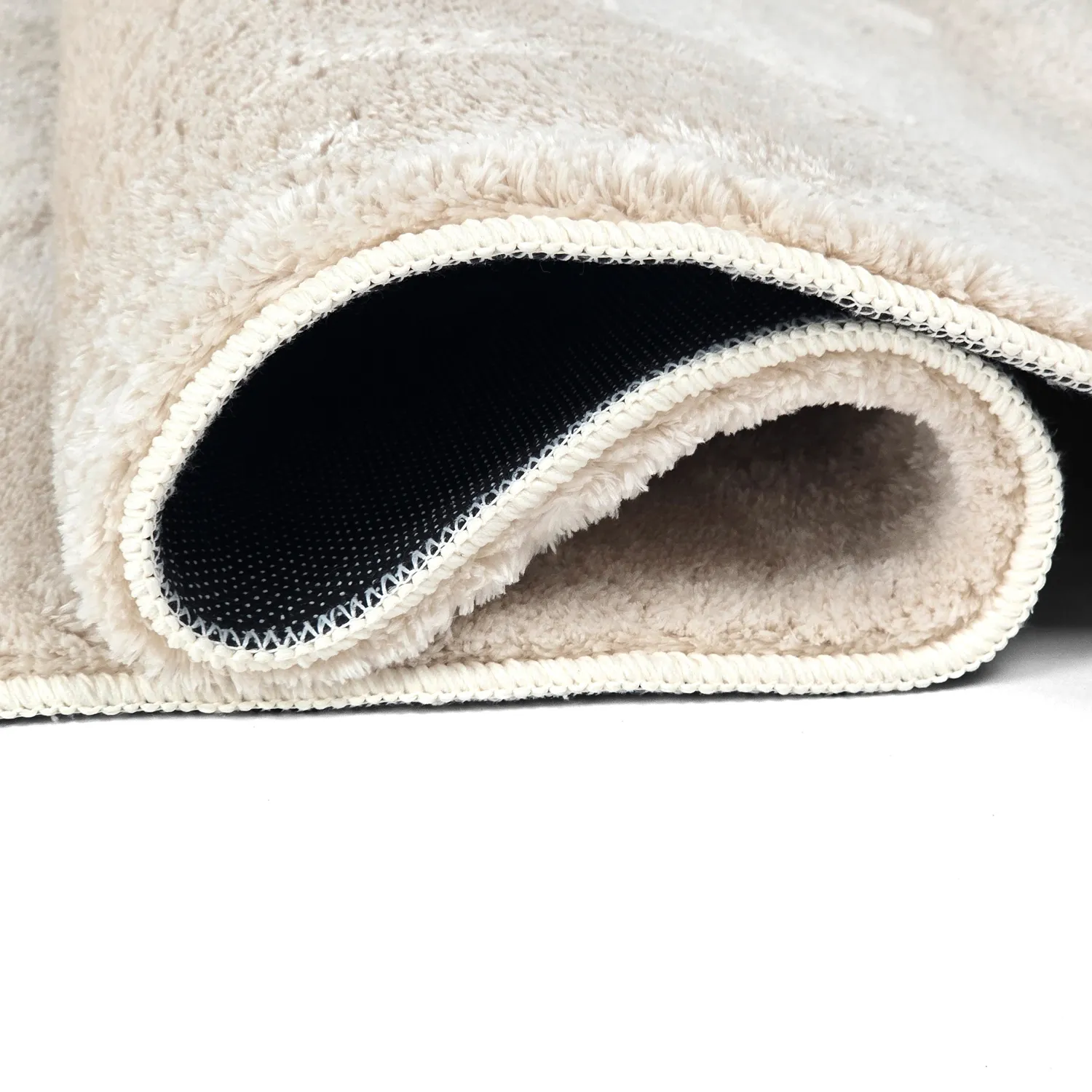 Oval Ryamatta - Aranga Super Soft Fur (beige)