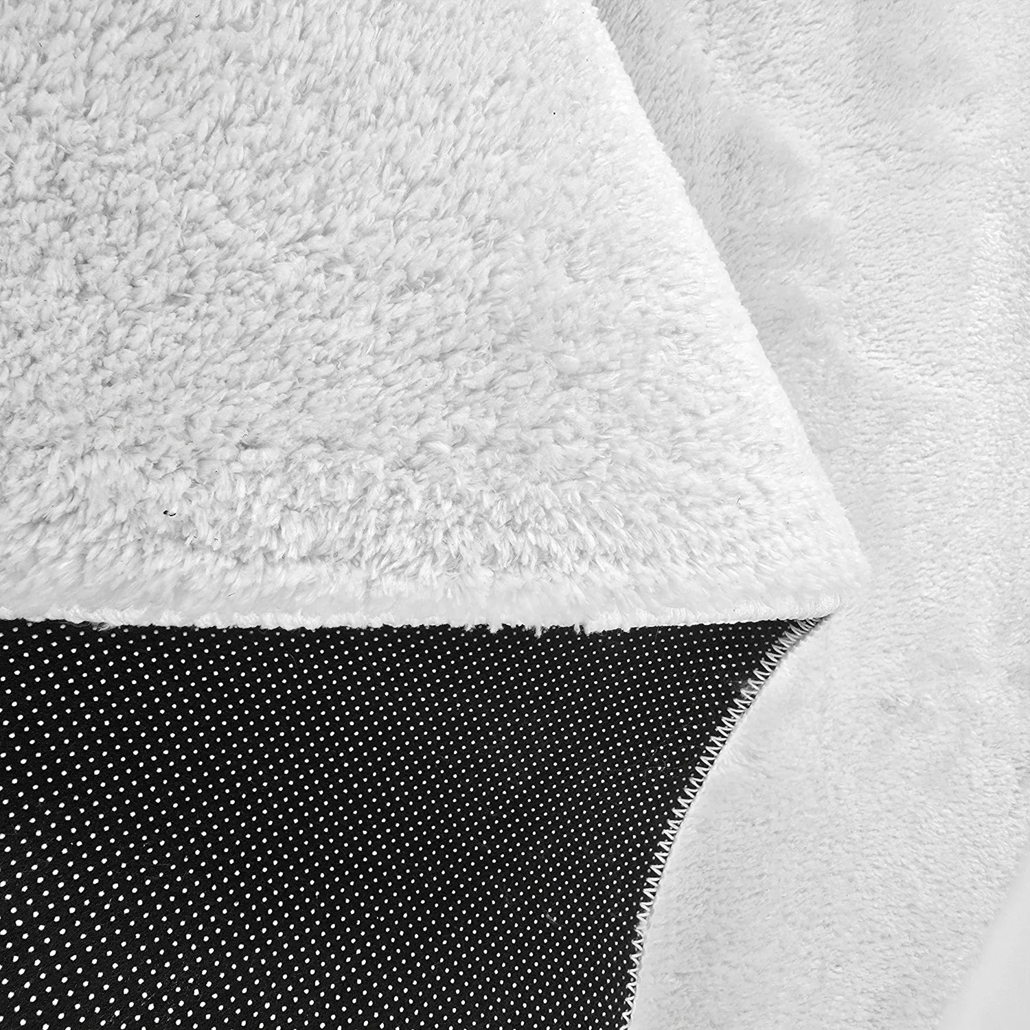 Oval Ryamatta - Aranga Super Soft Fur (vit)