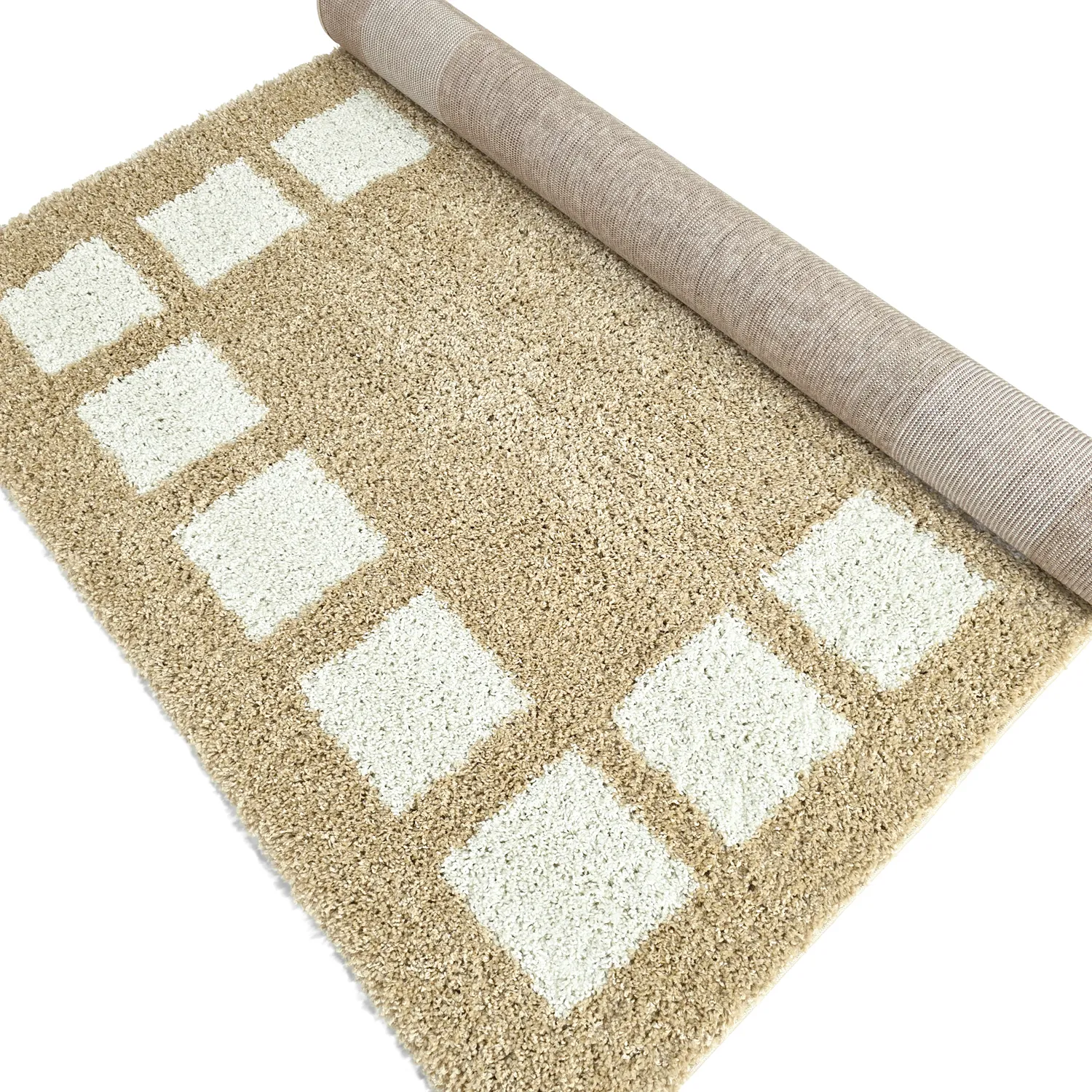 Ryamattor - Asilah (beige/vit)