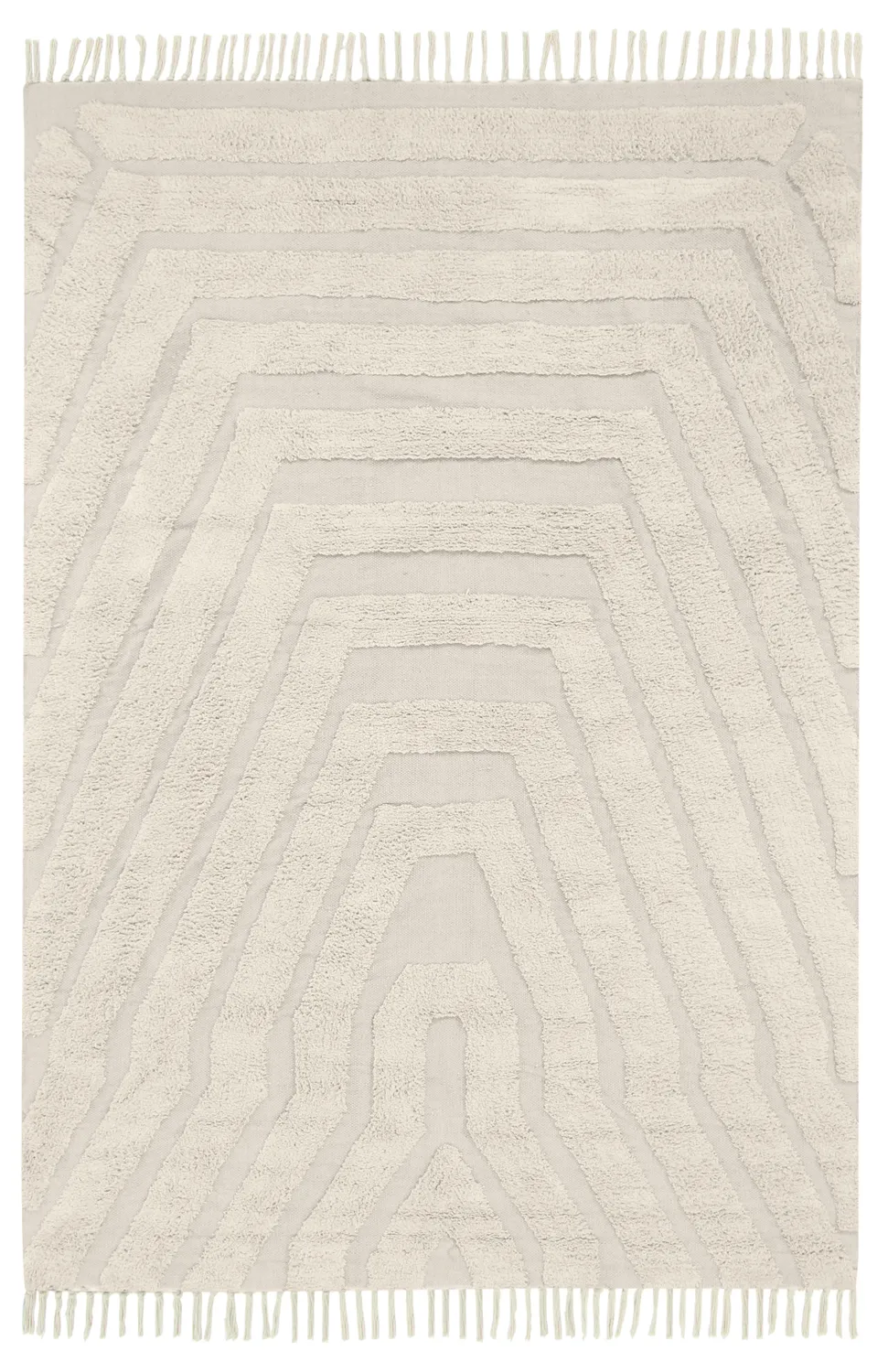 Ryamattor - Callista Natural Cotton Shaggy (beige)