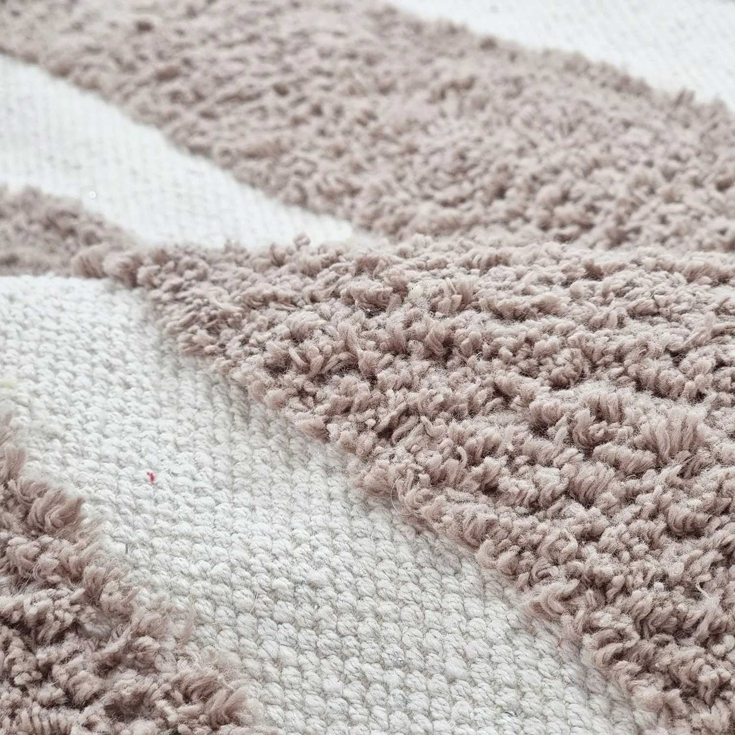 Ryamattor - Callista Natural Cotton Shaggy (taupe)