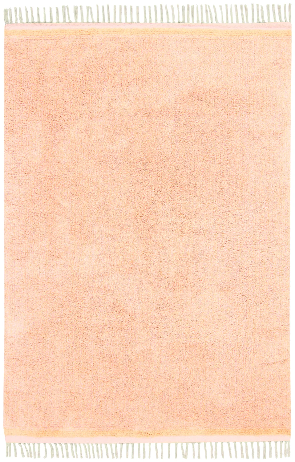 Ryamattor - Celina Natural Cotton Shaggy (rosa/beige)
