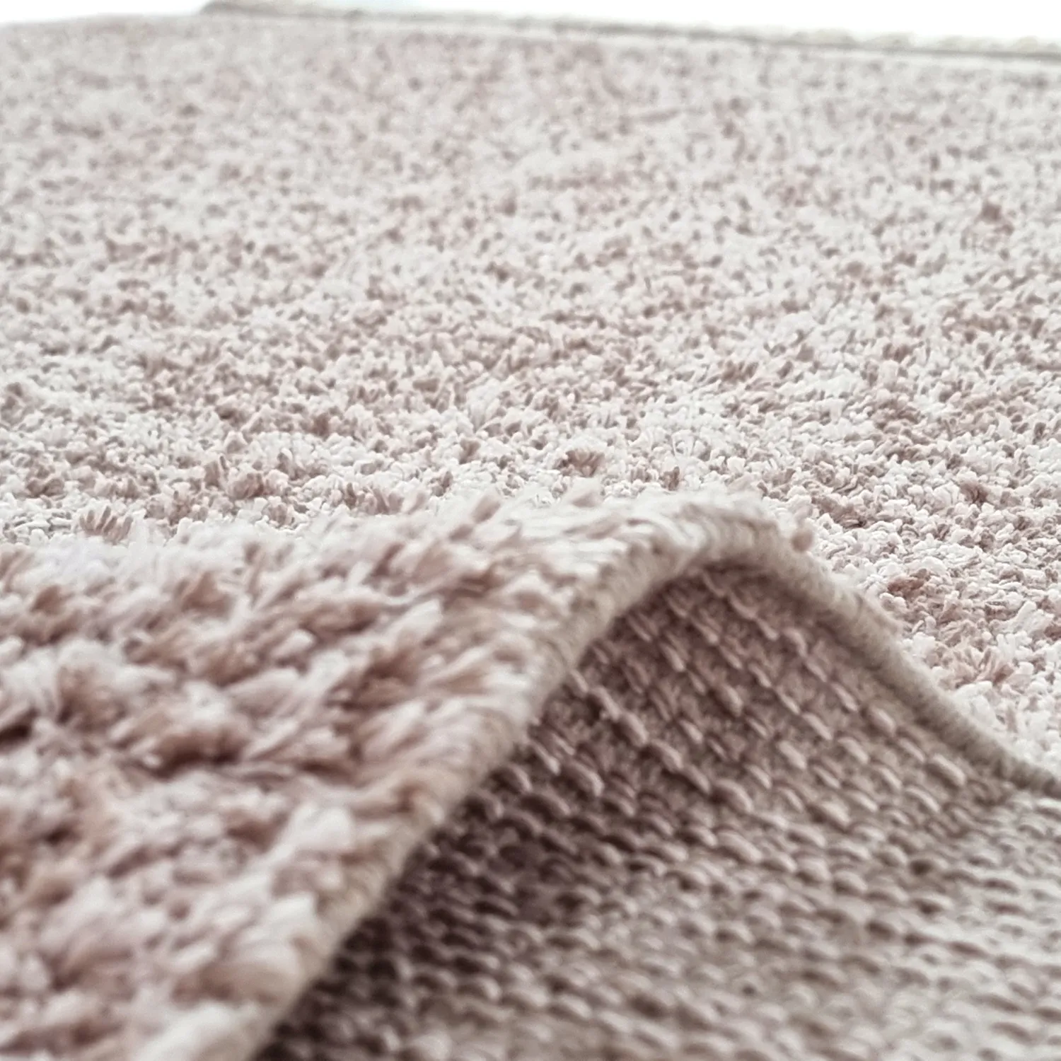 Ryamattor - Celina Natural Cotton Shaggy (taupe/lavendel)
