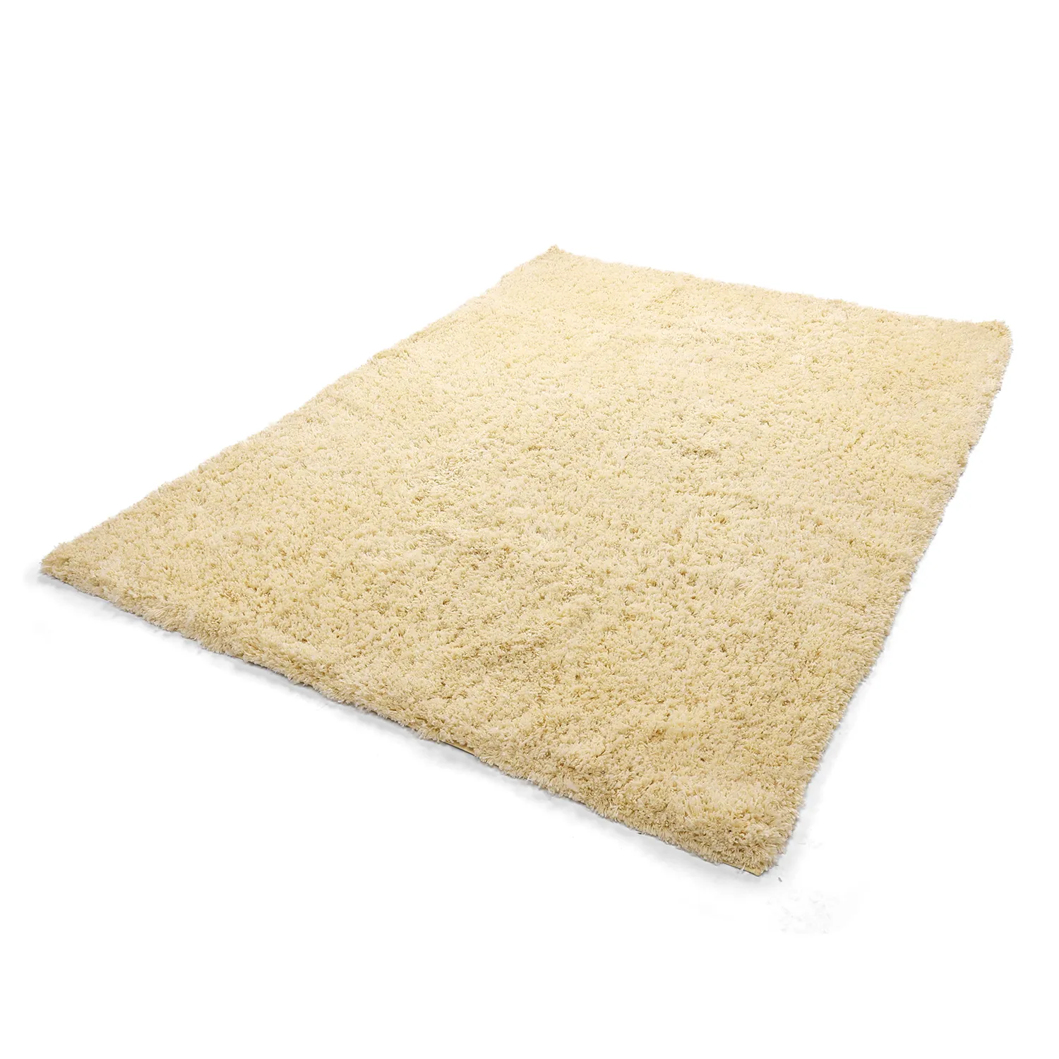 Ryamattor - Combarro Solid Cotton Shaggy (ljusgul)