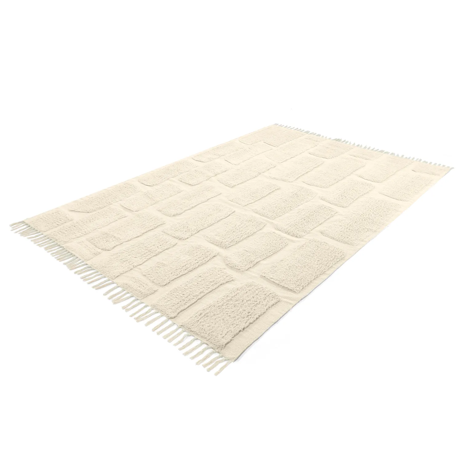Ryamattor - Cyrus Natural Cotton Shaggy (beige)