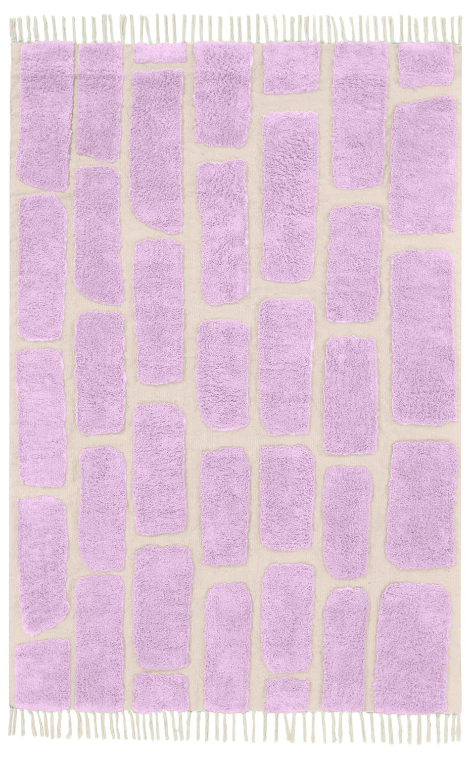Ryamattor - Cyrus Natural Cotton Shaggy (lila)