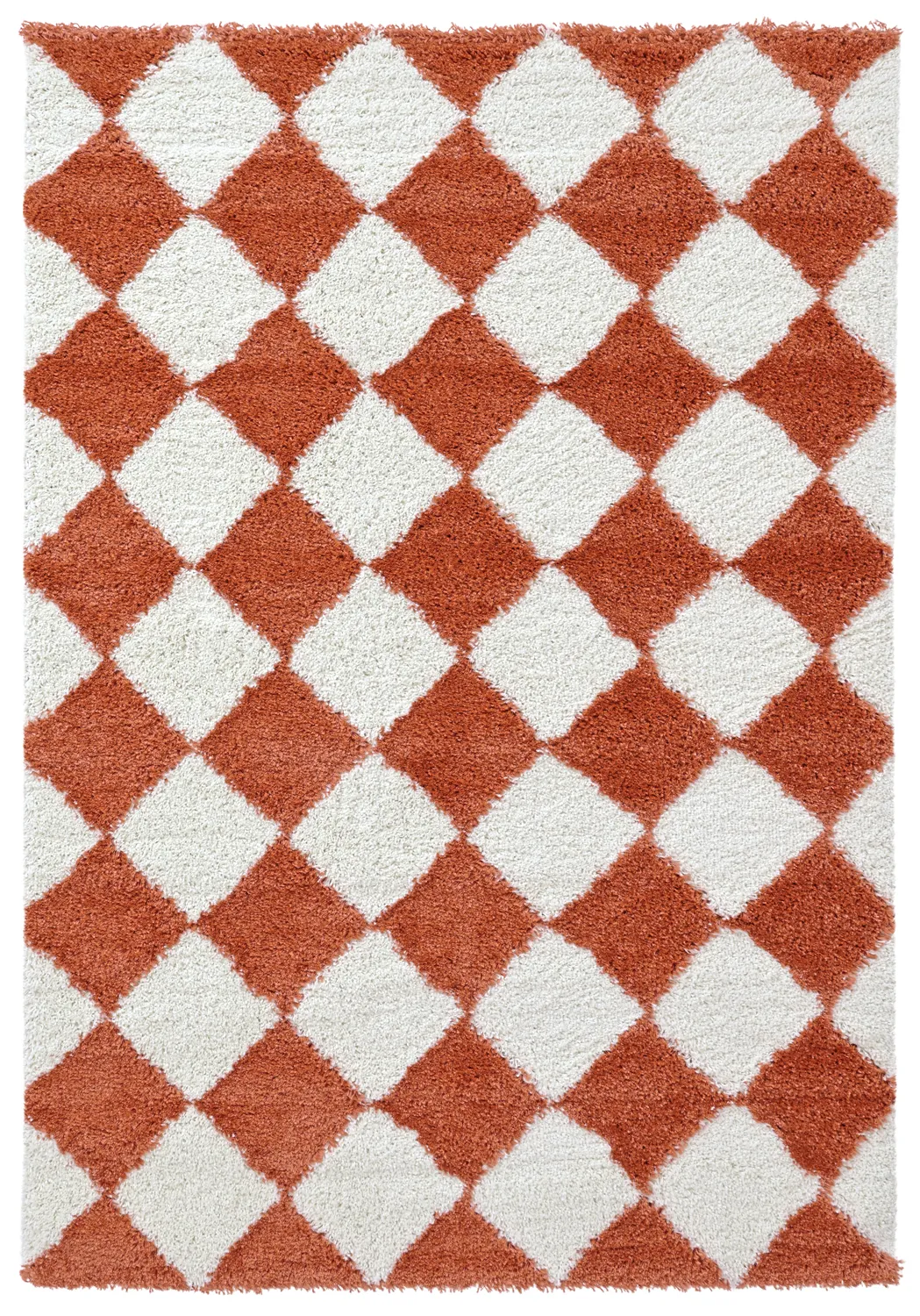 Ryamattor - Albi (vit/orange)