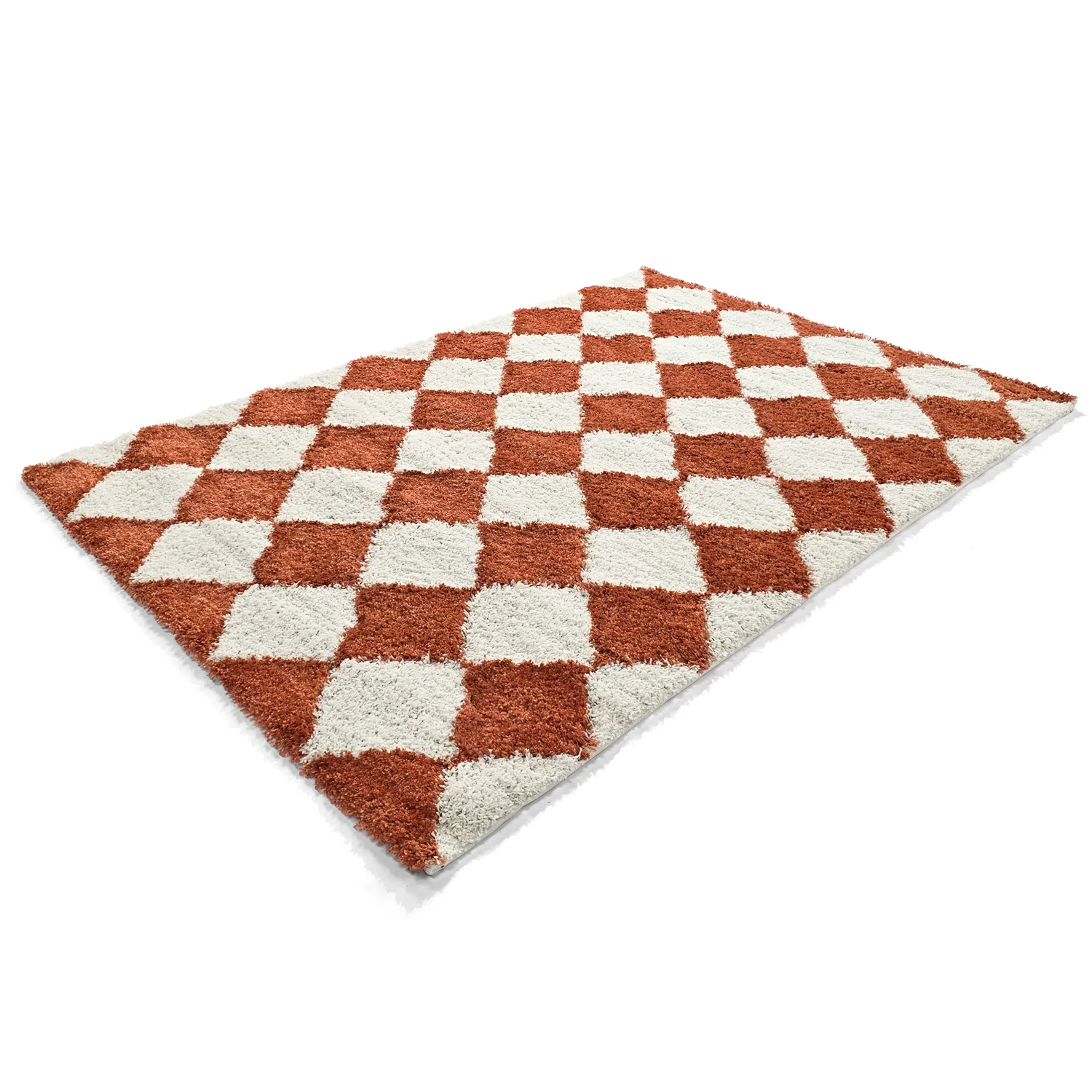Ryamattor - Albi (vit/orange)
