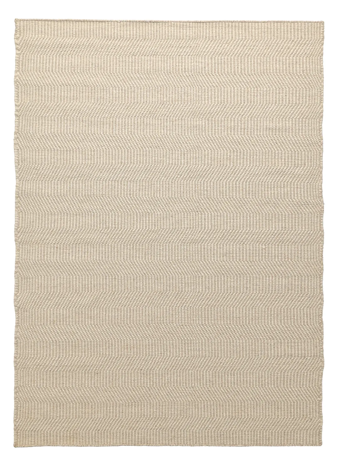 Ullmatta - Larkana (beige/vit)
