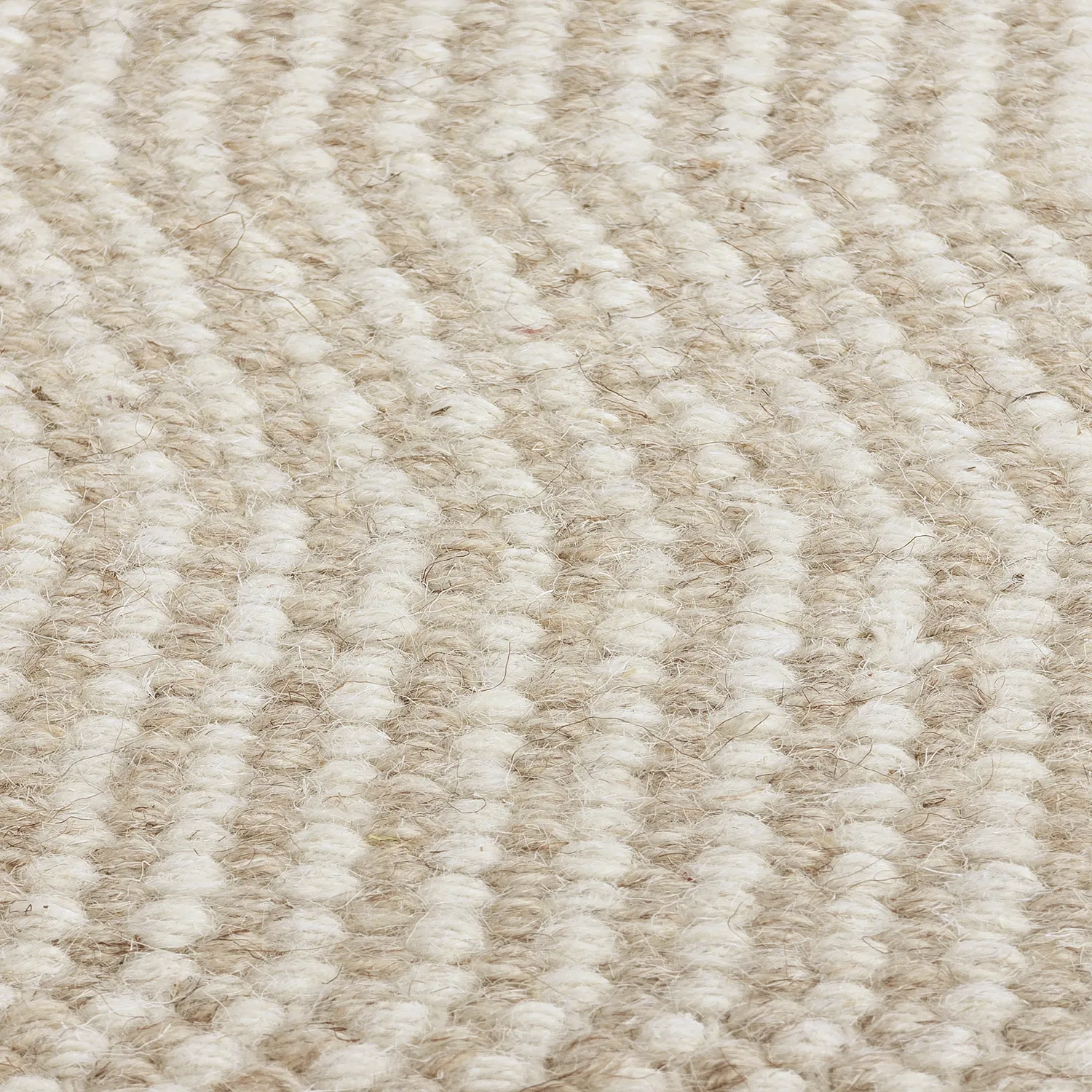 Ullmatta - Larkana (beige/vit)