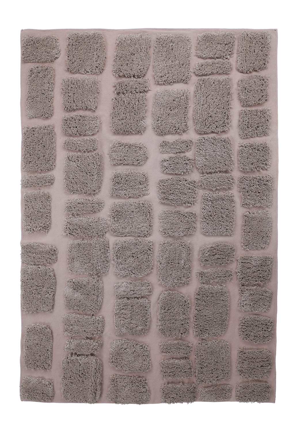 Ryamattor - Otranto Natural Cotton Shaggy (taupe) (Storlek: 80 x 250 cm)