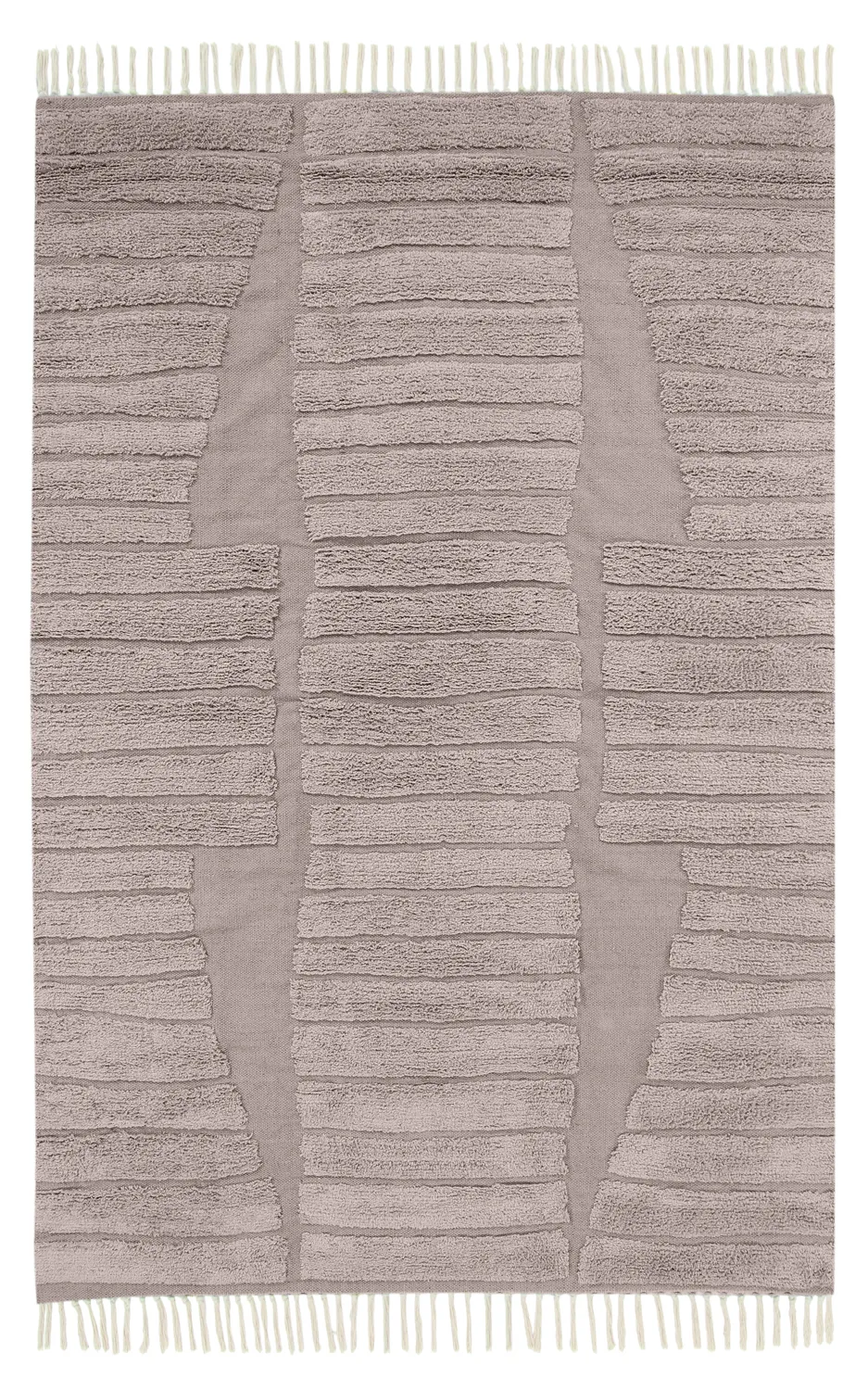 Ryamattor - Rani Natural Cotton Shaggy (taupe)
