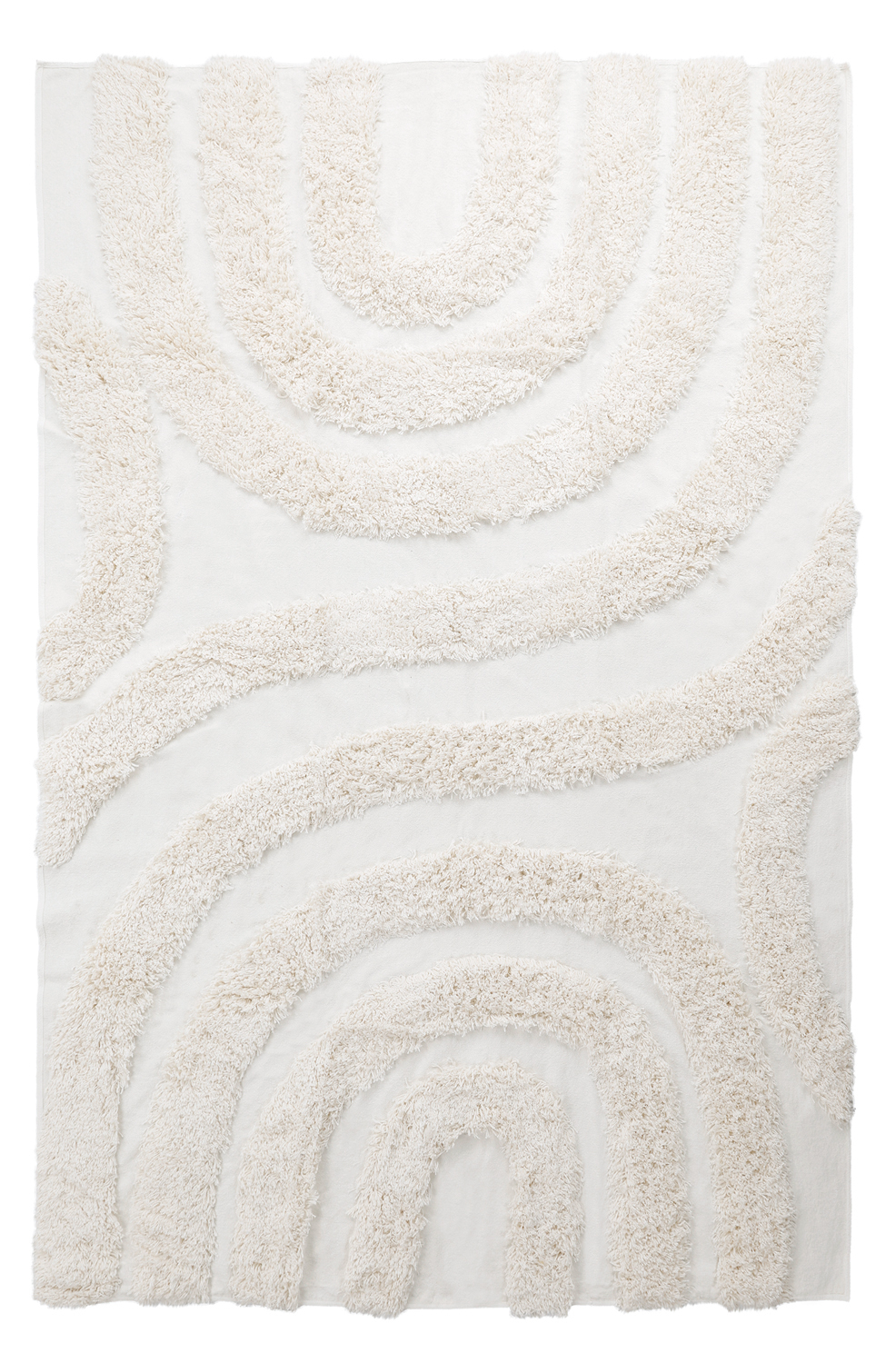 Ryamattor - Sivota Natural Cotton Shaggy (offwhite) (Storlek: 80 x 250 cm)