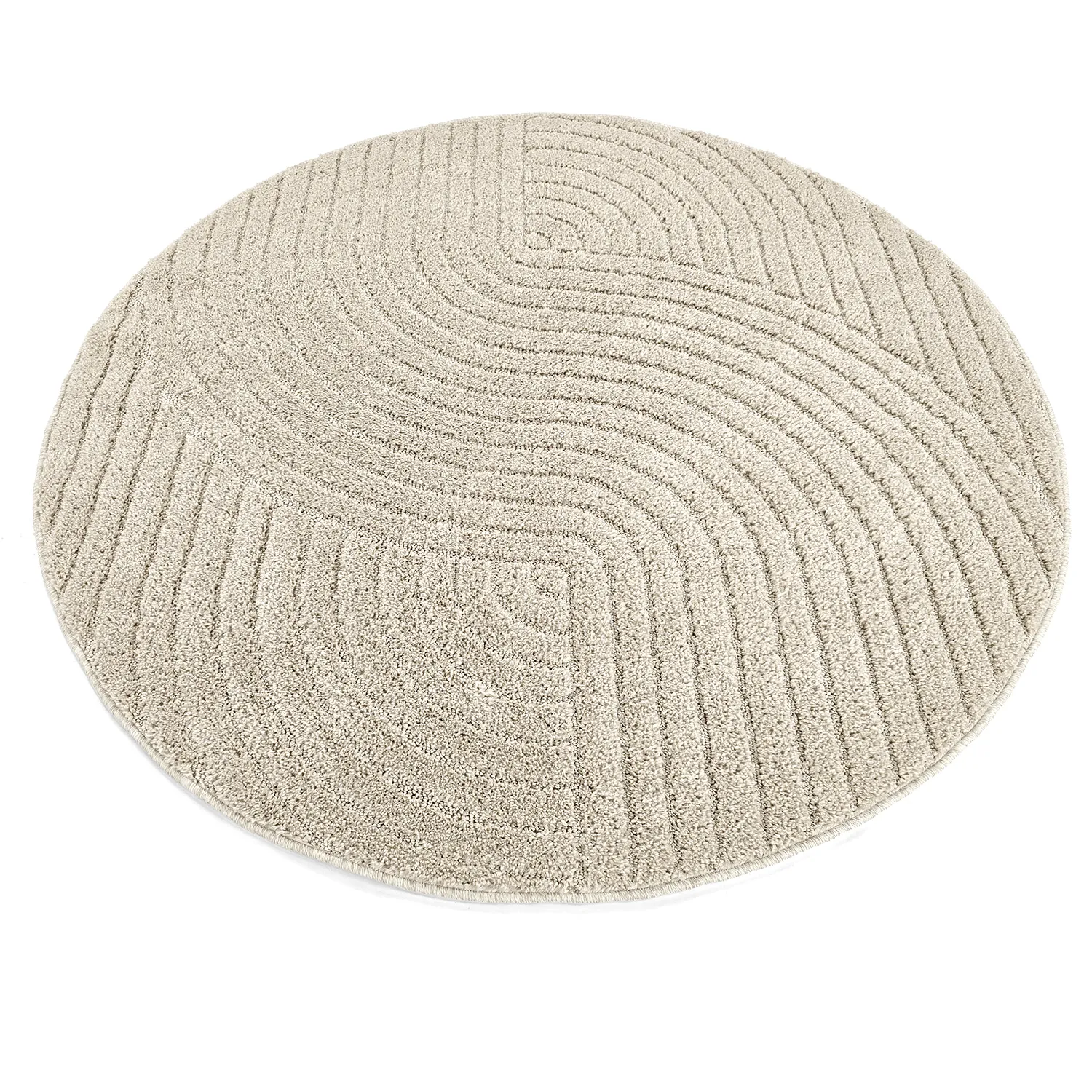 Runda mattor - Wendy (beige)
