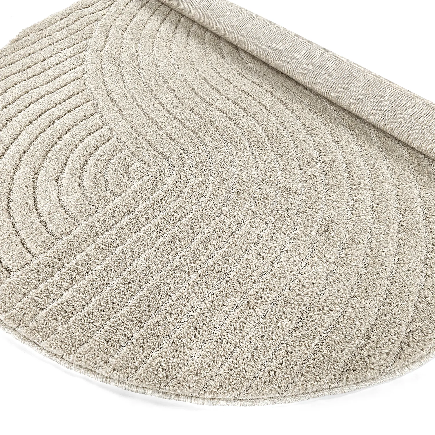 Runda mattor - Wendy (beige)