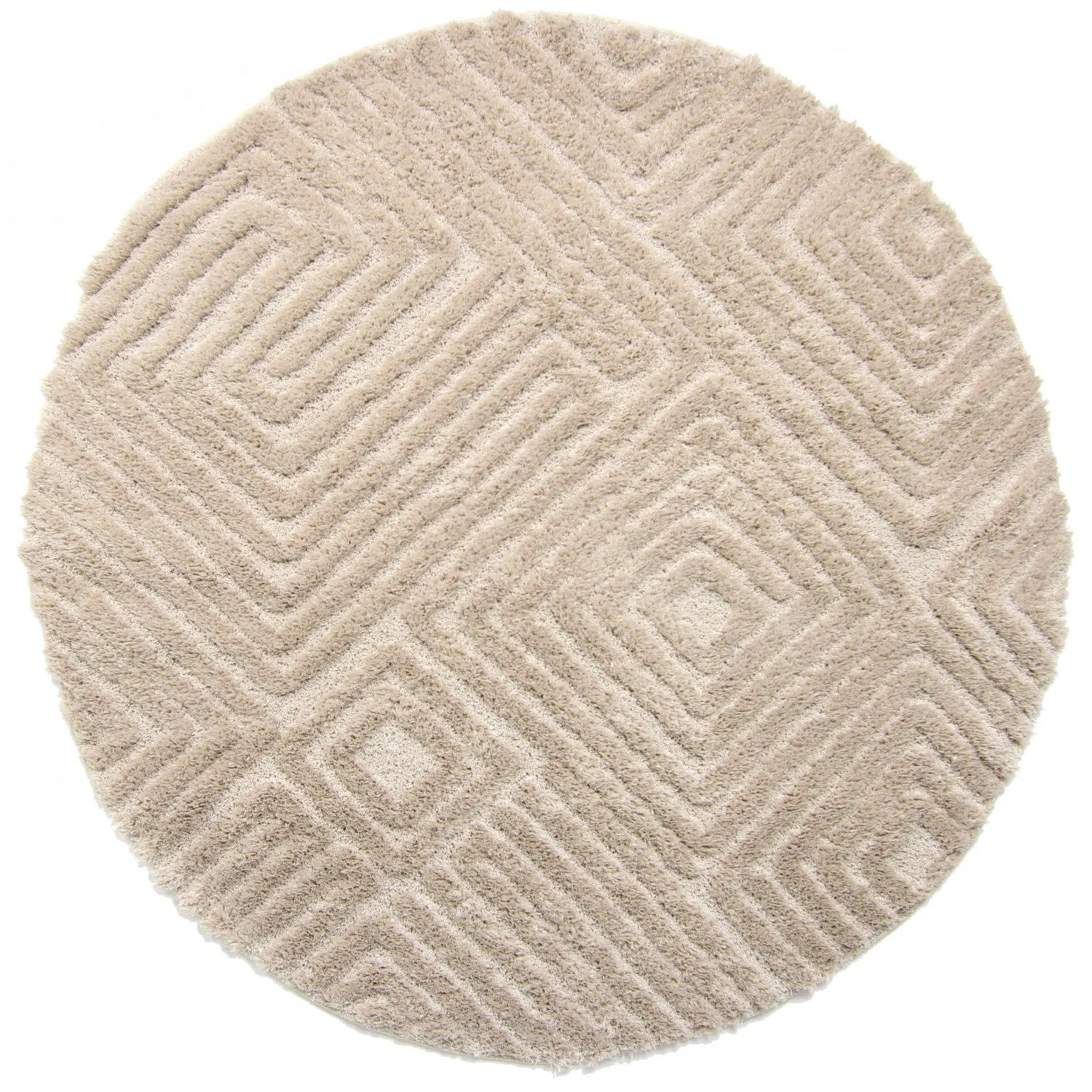 Runda mattor - Monti (beige)