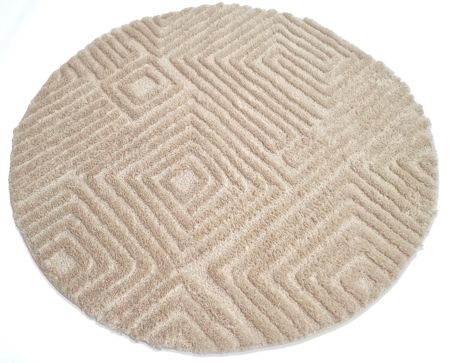 Runda mattor - Monti (beige)